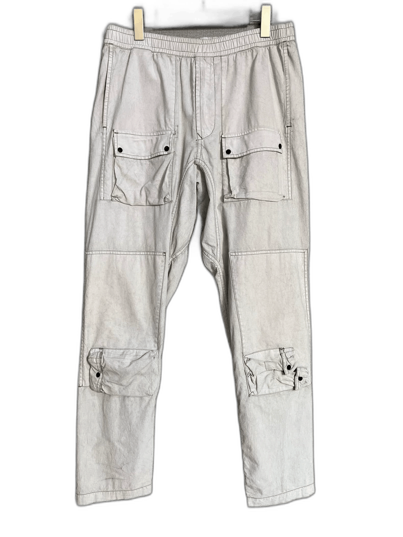 Stone Island Stone Island Gray White Cargo Pants -2506 Size US 32 / EU 48 - 1 Thumbnail