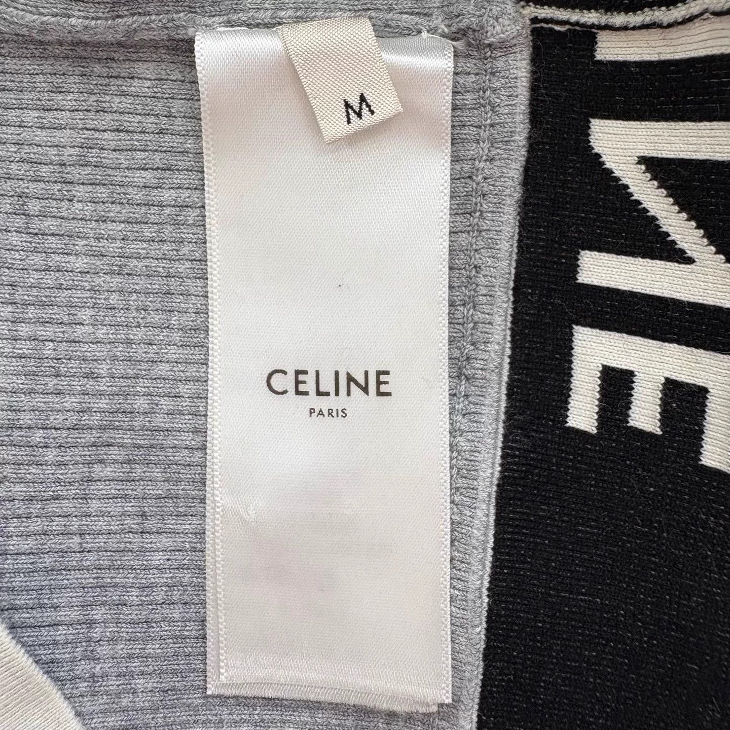 Celine Celine NWT gray logo knit vest M Size M / US 6-8 / IT 42-44 - 3 Thumbnail