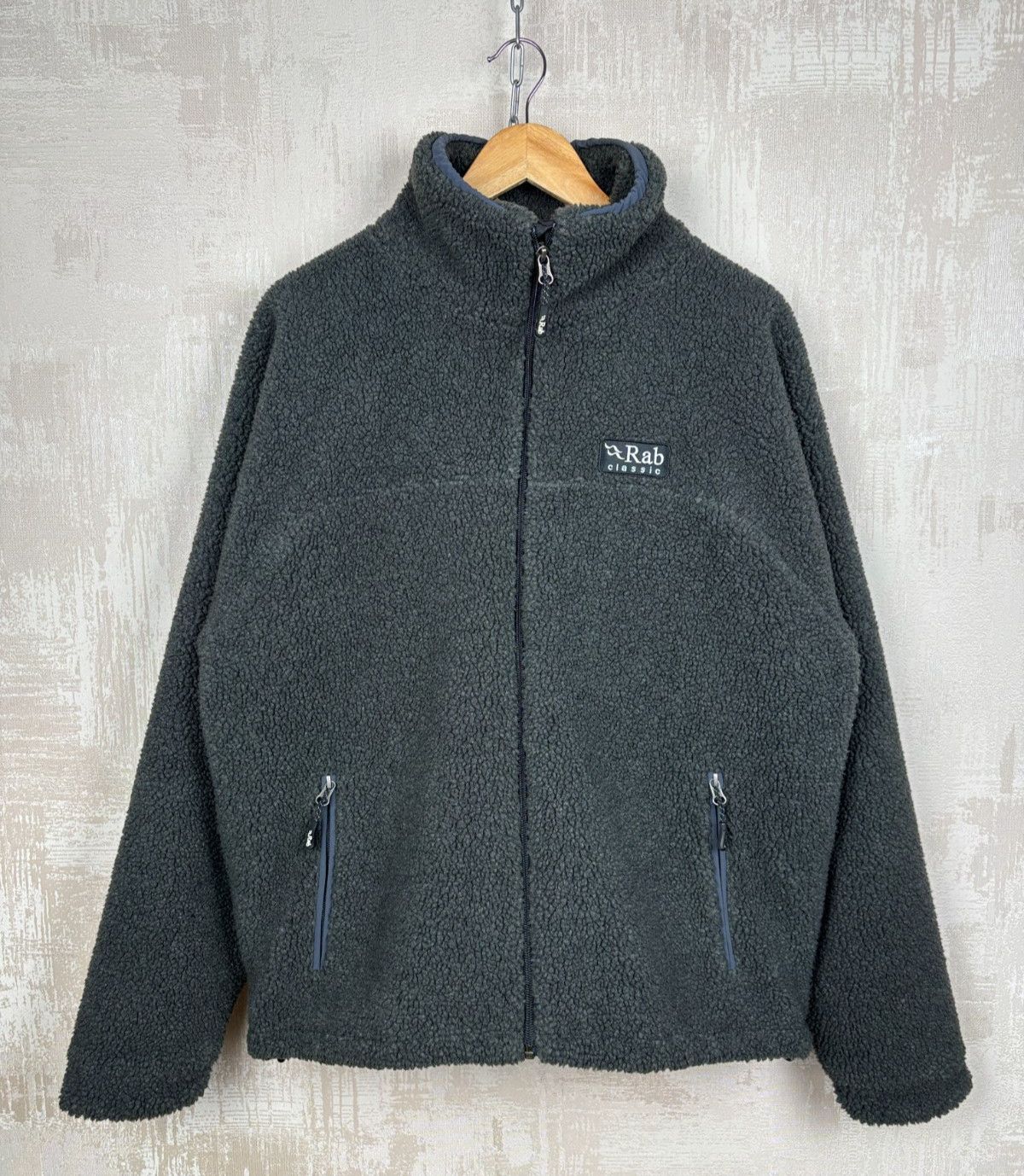 Rab Mint! RAB Double Pile Jacket QFC-20 Fleece Size L Gray Size US L / EU 52-54 / 3 - 1 Thumbnail