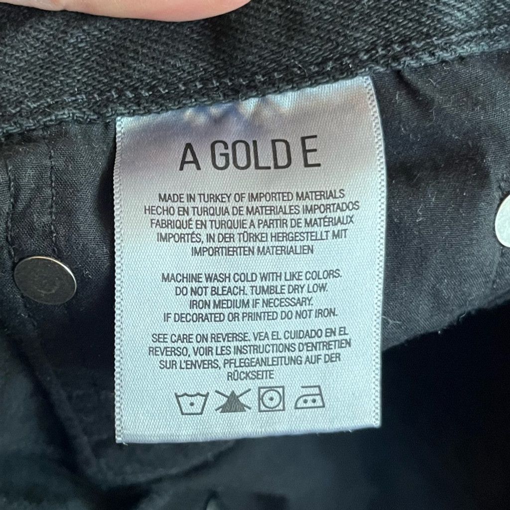 Agolde 🖤 Agolde Black Vintage Cut-Off Denim Shorts 🖤 Size 42" / US 20 - 7 Thumbnail