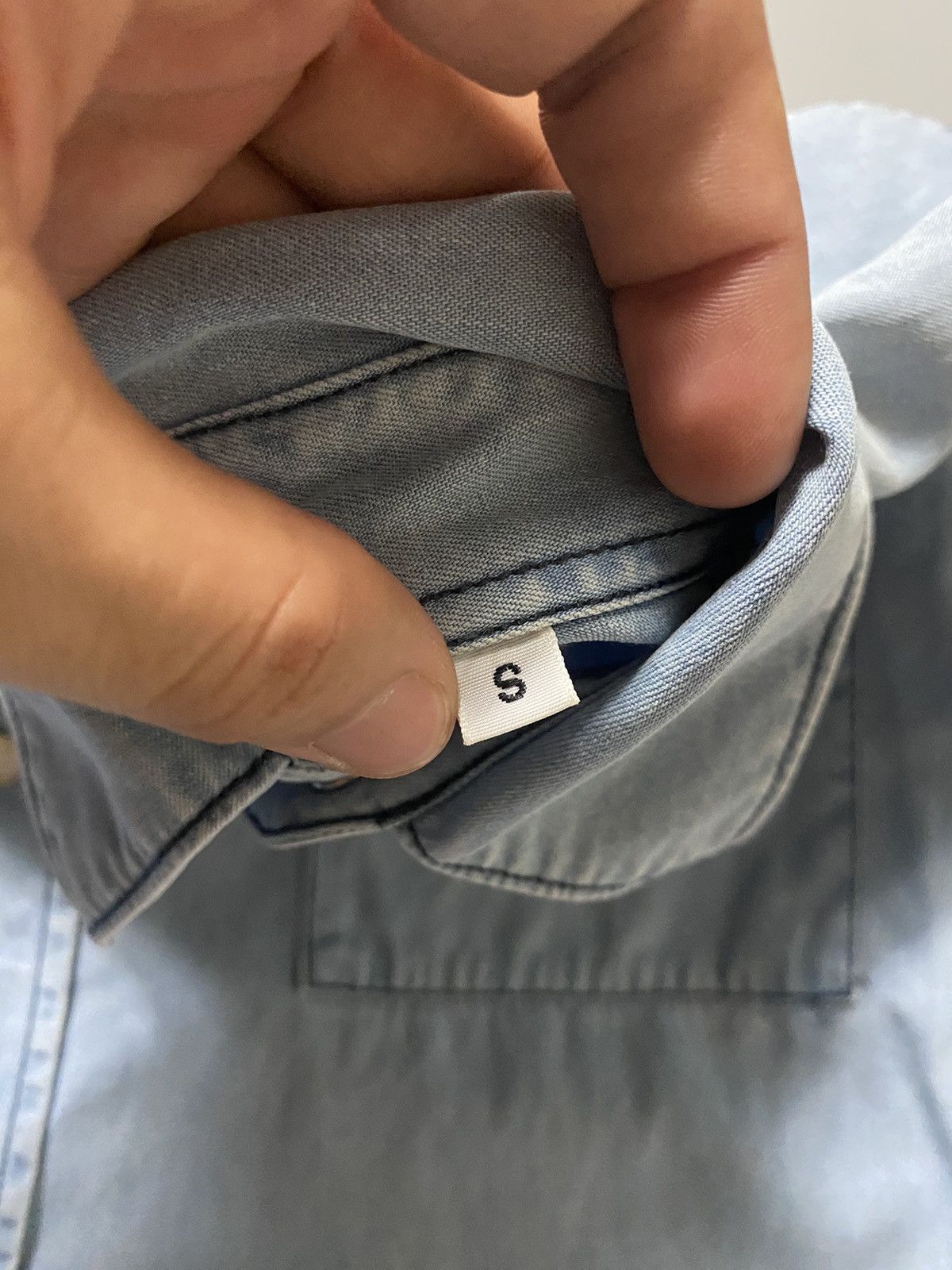 AMI AMI - Acid Wash Button Up Longsleeve Size US S / EU 44-46 / 1 - 7 Thumbnail