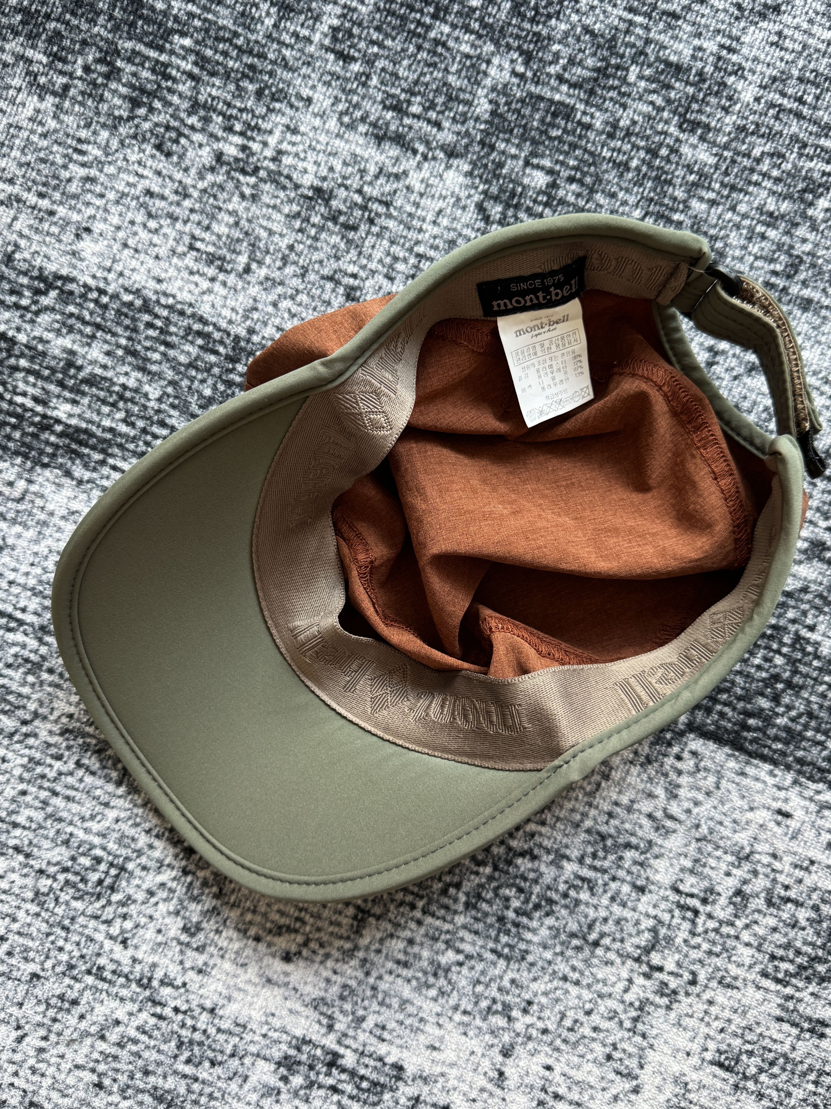 Montbell Montbell Two-Tone Outdoor Cap Size ONE SIZE - 6 Thumbnail
