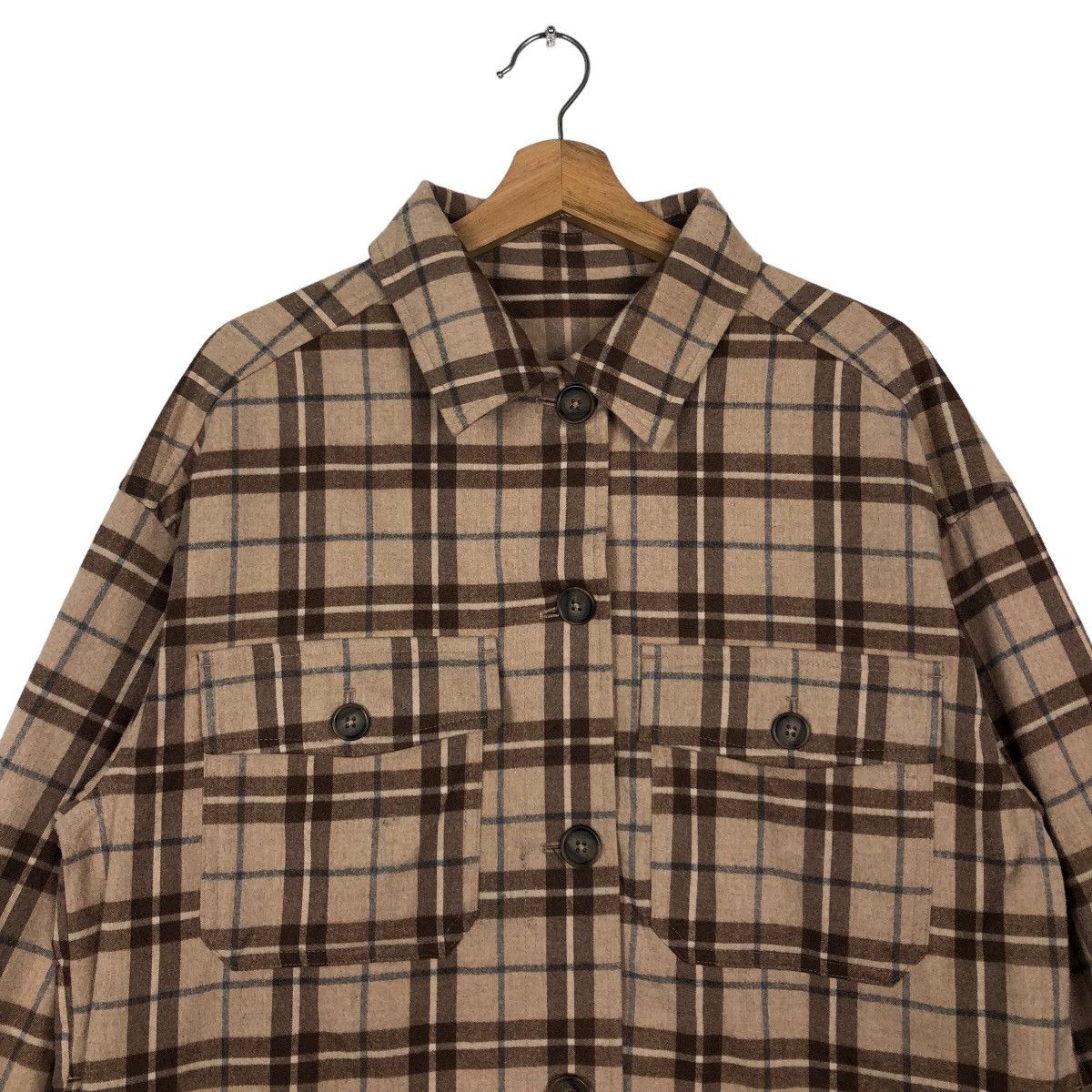 Japanese Brand 🔥90’s Vintage Checkered Jacket GU Japan Issey Miyake Size US XL / EU 56 / 4 - 2 Thumbnail