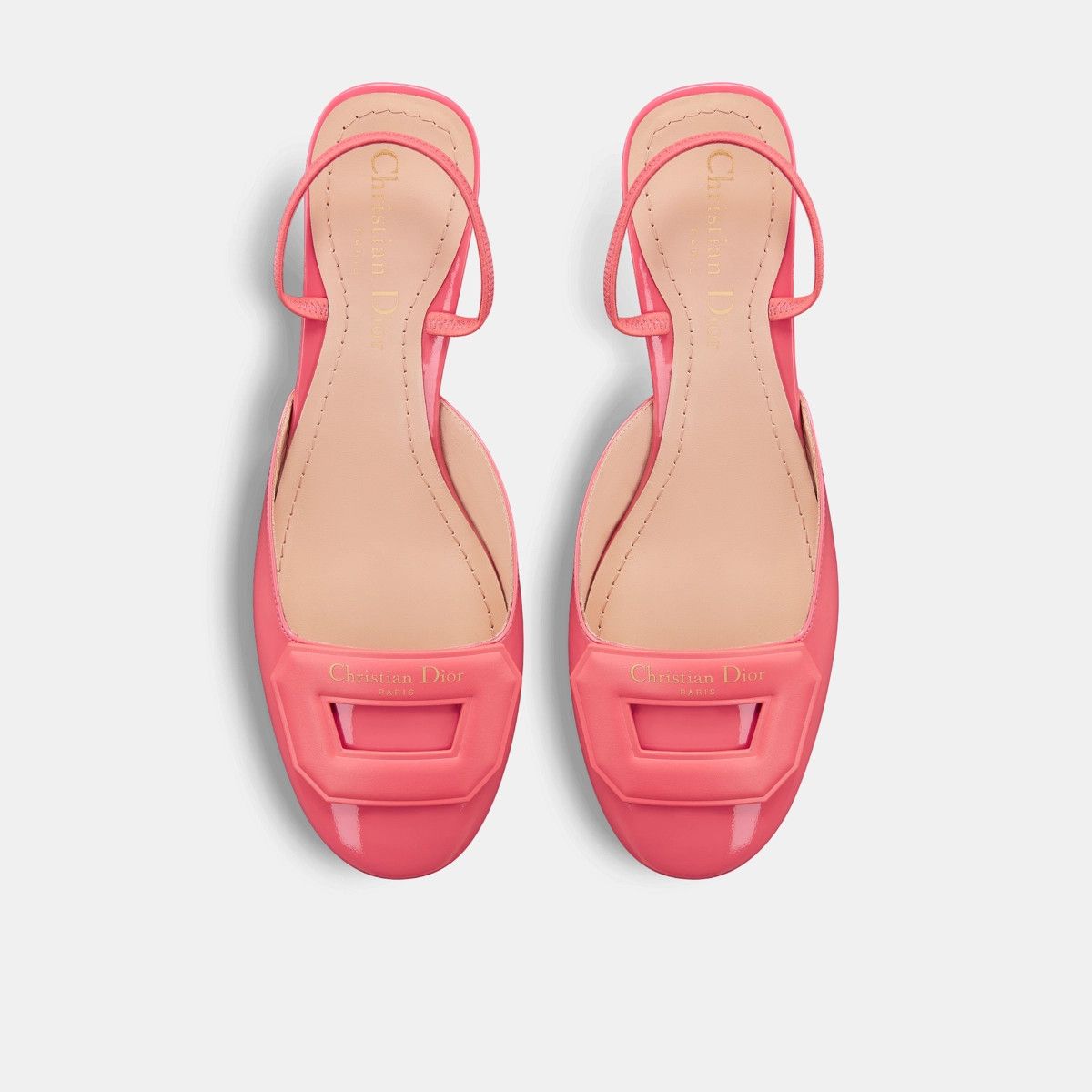 Dior o1w1db11024 Day Slingback Pump in Lndy Pink Size US 7 / IT 37 - 4 Thumbnail