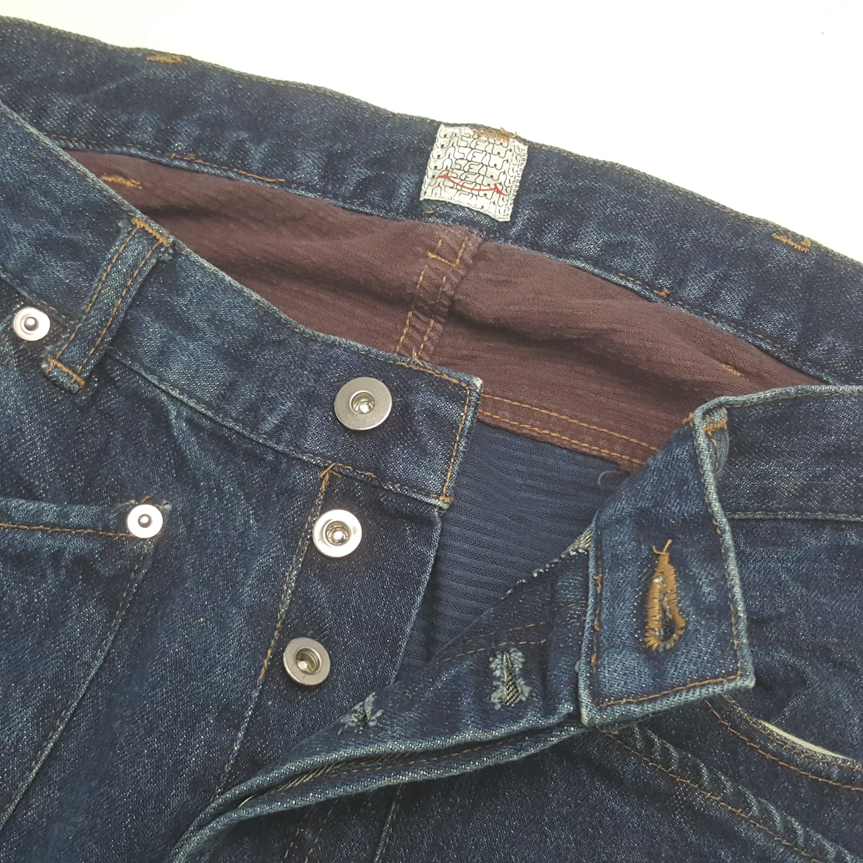 Japanese Brand Vintage Waste Twice Japanese Brand Denim Jeans RR27 Size US 32 / EU 48 - 7 Thumbnail
