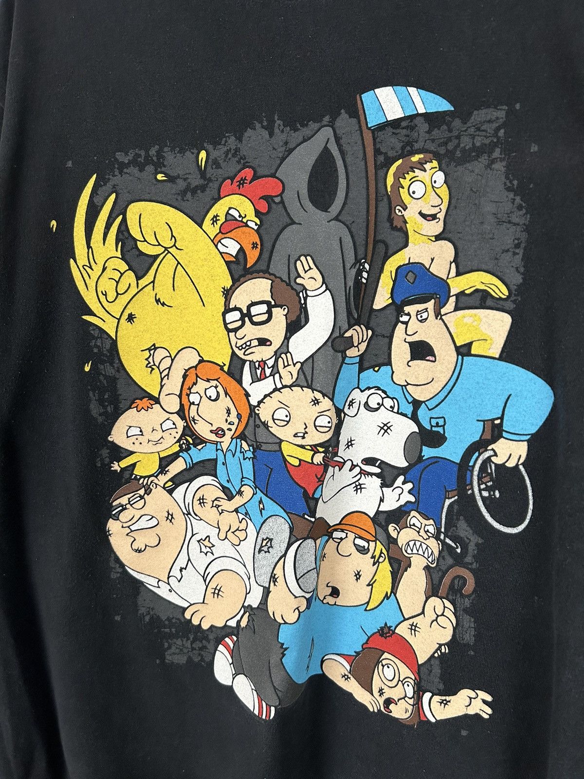 Cartoon Network Vintage Family Guy Cartoon Movie Graphic Tee 00s Y2K Size US L / EU 52-54 / 3 - 3 Thumbnail