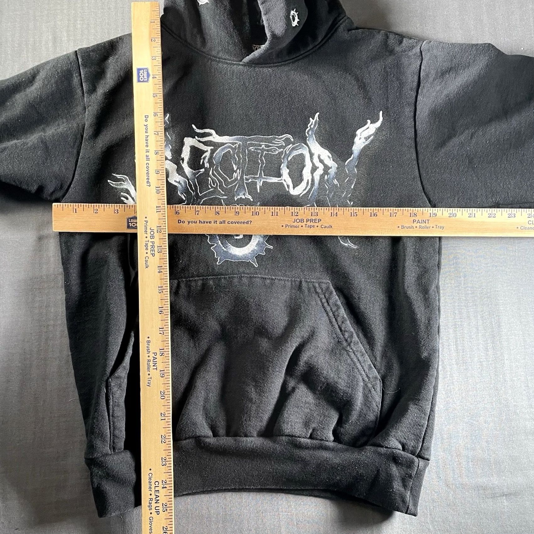 Vintage Section 8 Eight Hoodie Mens Small Black Angel 8 Ball Graphic Print Sweatshirt Heavy Weight USA Size US S / EU 44-46 / 1 - 8 Thumbnail