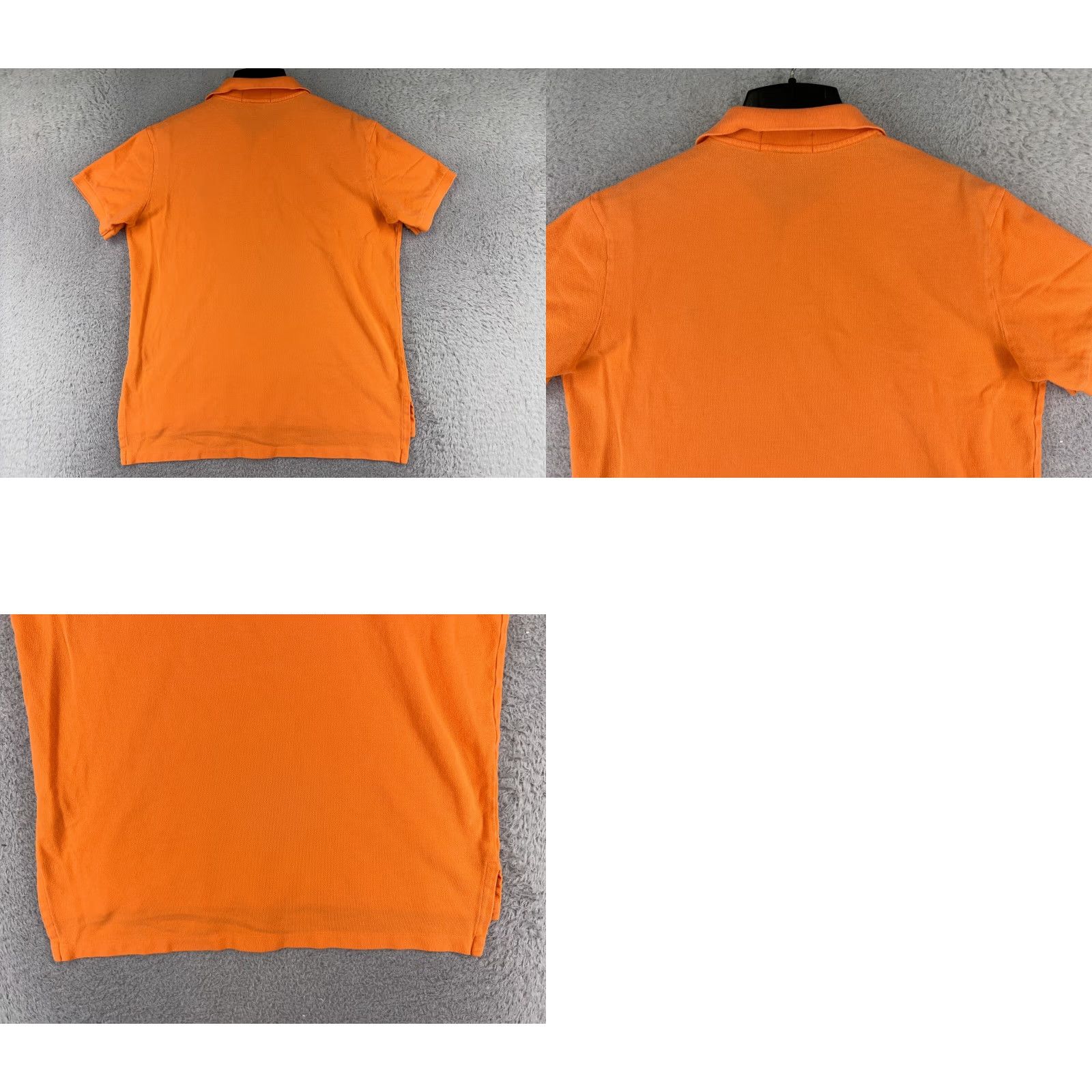 Ralph Lauren VINTAGE Ralph Lauren Polo Shirt Adult Large Orange 100% Cotton Knit Pony Mens Classic Polo Shirt Orange 1900s? Size US L / EU 52-54 / 3 - 9 Thumbnail