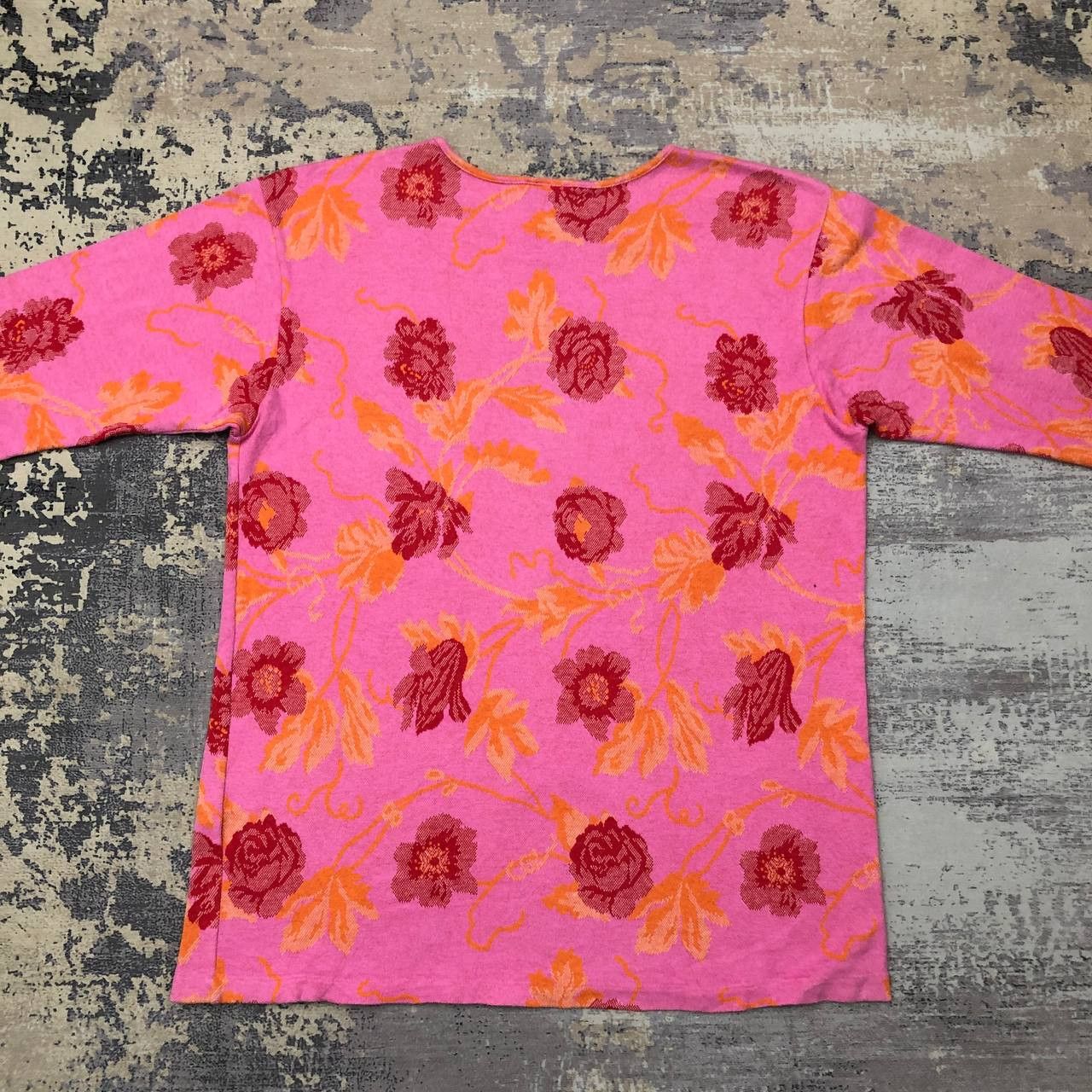 Japanese Brand × Kenzo T118 KENZO FLOWER FULLPRINT LONG SLEEVE TEE Size M / US 6-8 / IT 42-44 - 2 Thumbnail