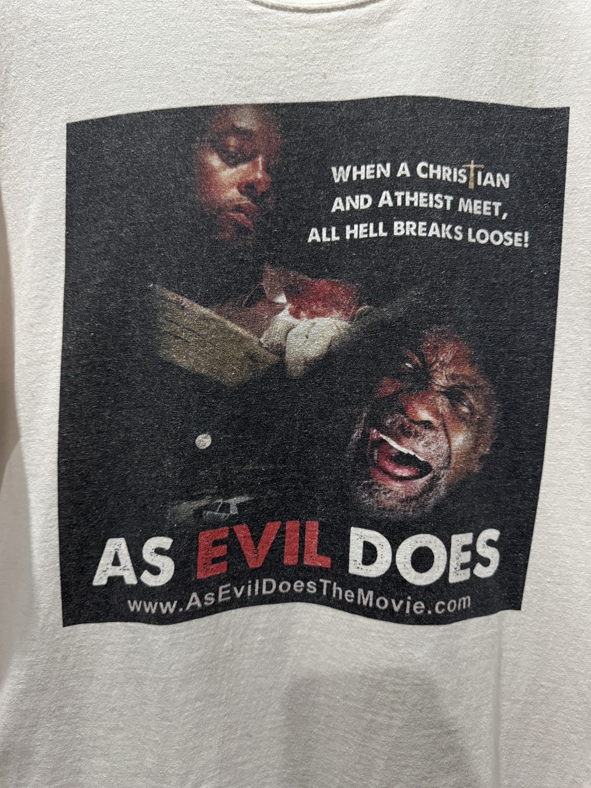 Vintage Movie Tee - As Evil Does Size US M / EU 48-50 / 2 - 2 Thumbnail