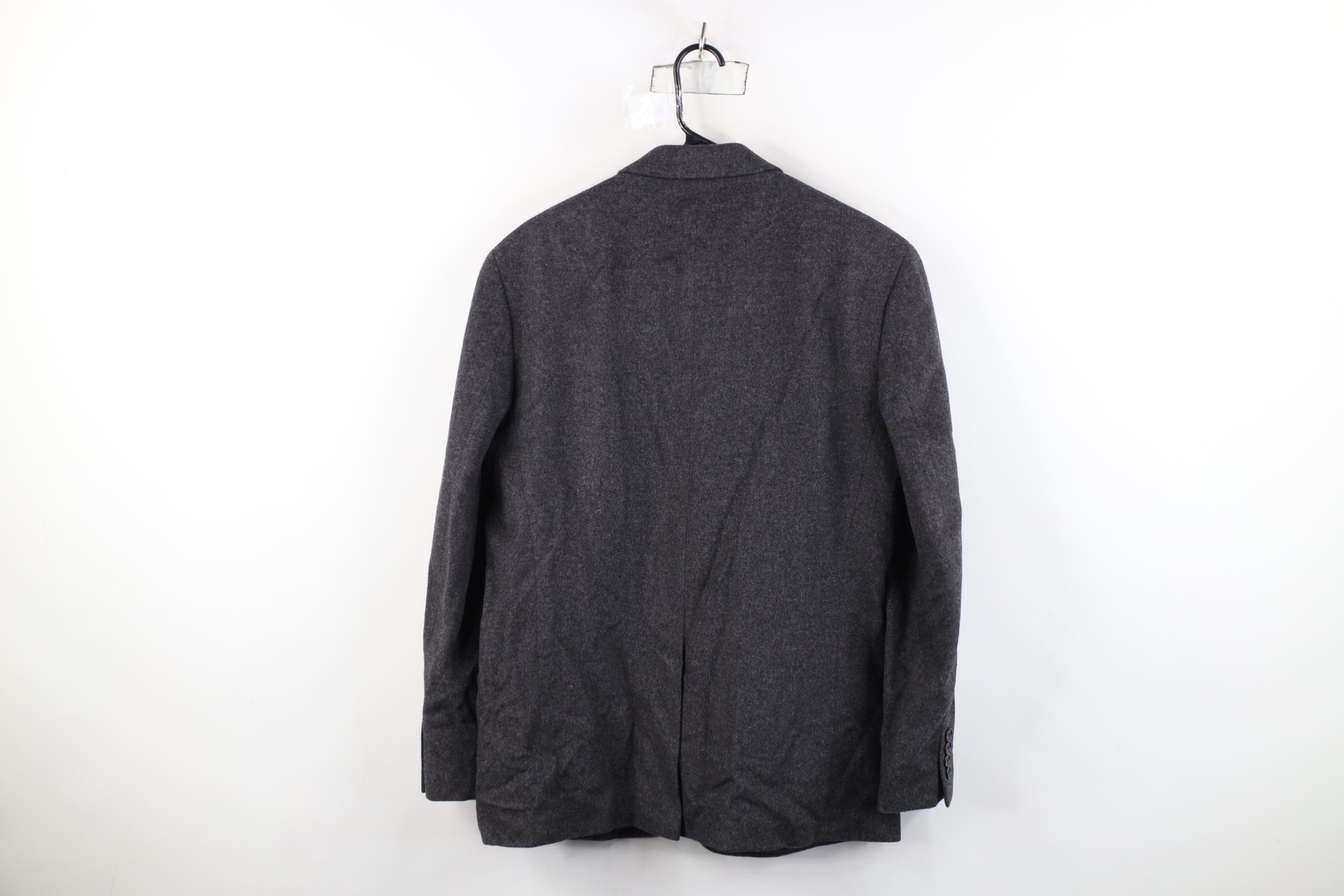 Ralph Lauren Vintage Ralph Lauren Cashmere Suit Coat Blazer Jacket Gray Size US XL / EU 56 / 4 - 13 Thumbnail