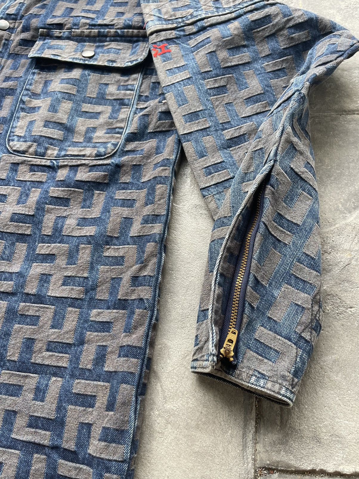 14th Addiction JAPAN MADE Denim Jacket Size US L / EU 52-54 / 3 - 3 Thumbnail