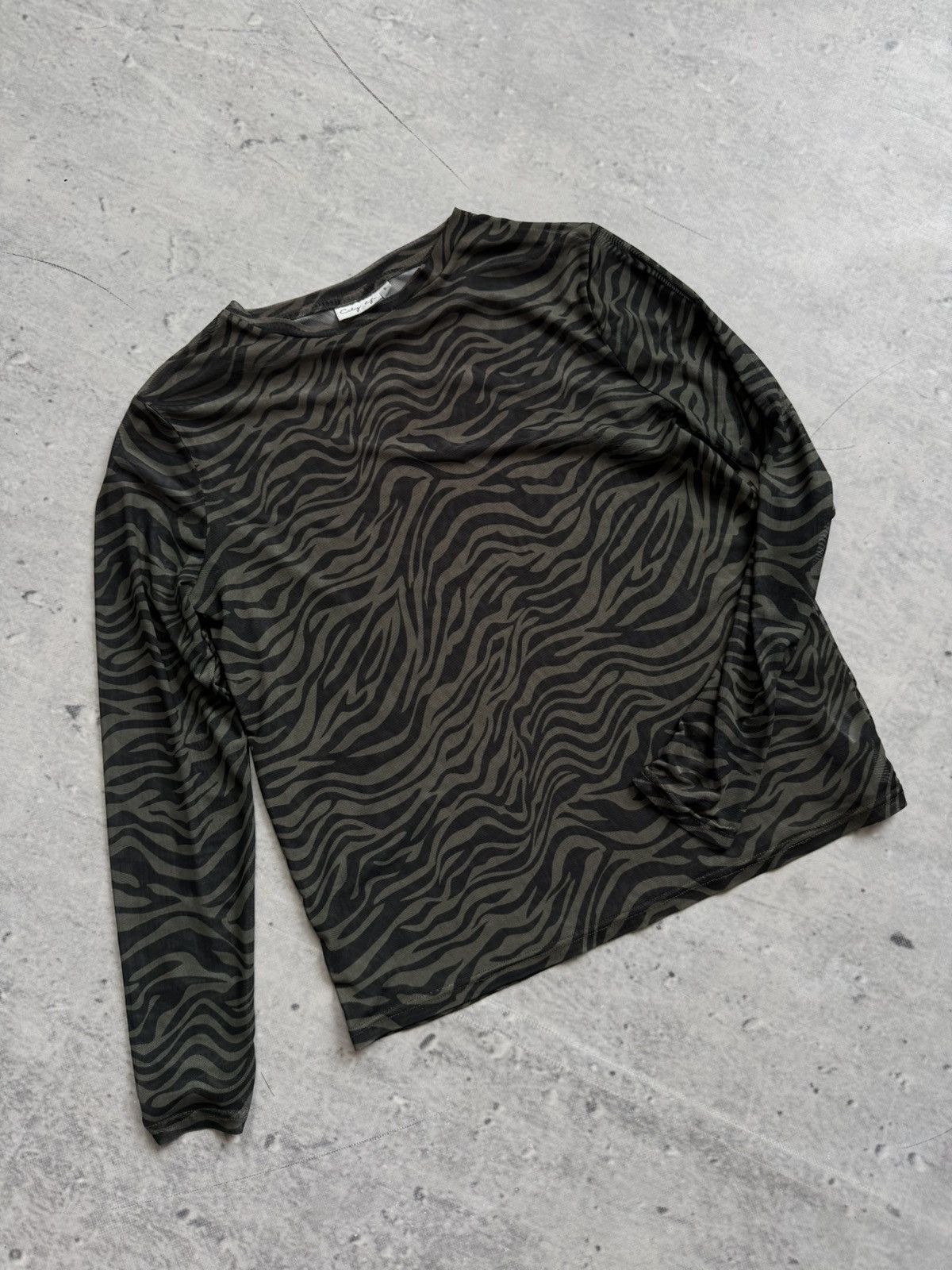 Japanese Brand Vintage mesh men’s Long Sleeve blouse, Rave style Y2K Opium Size US S / EU 44-46 / 1 - 5 Thumbnail