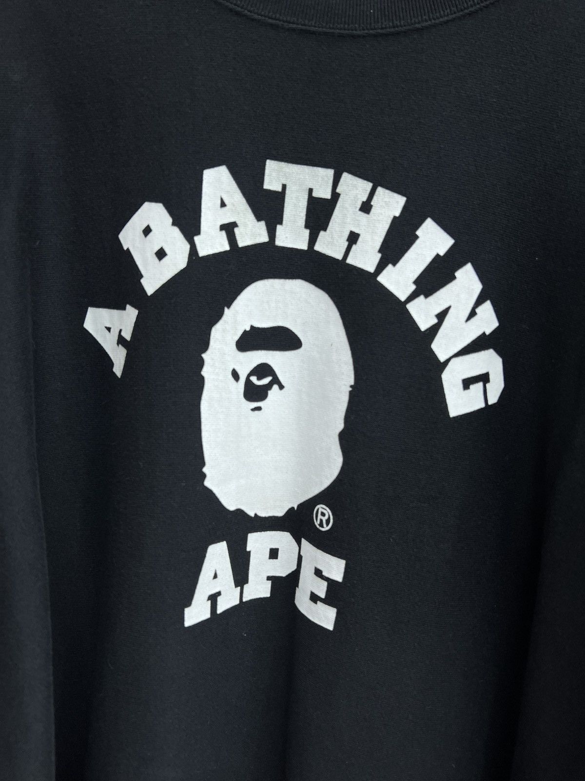 Bape Bape Black Crew Neck Size US XL / EU 56 / 4 - 4 Thumbnail