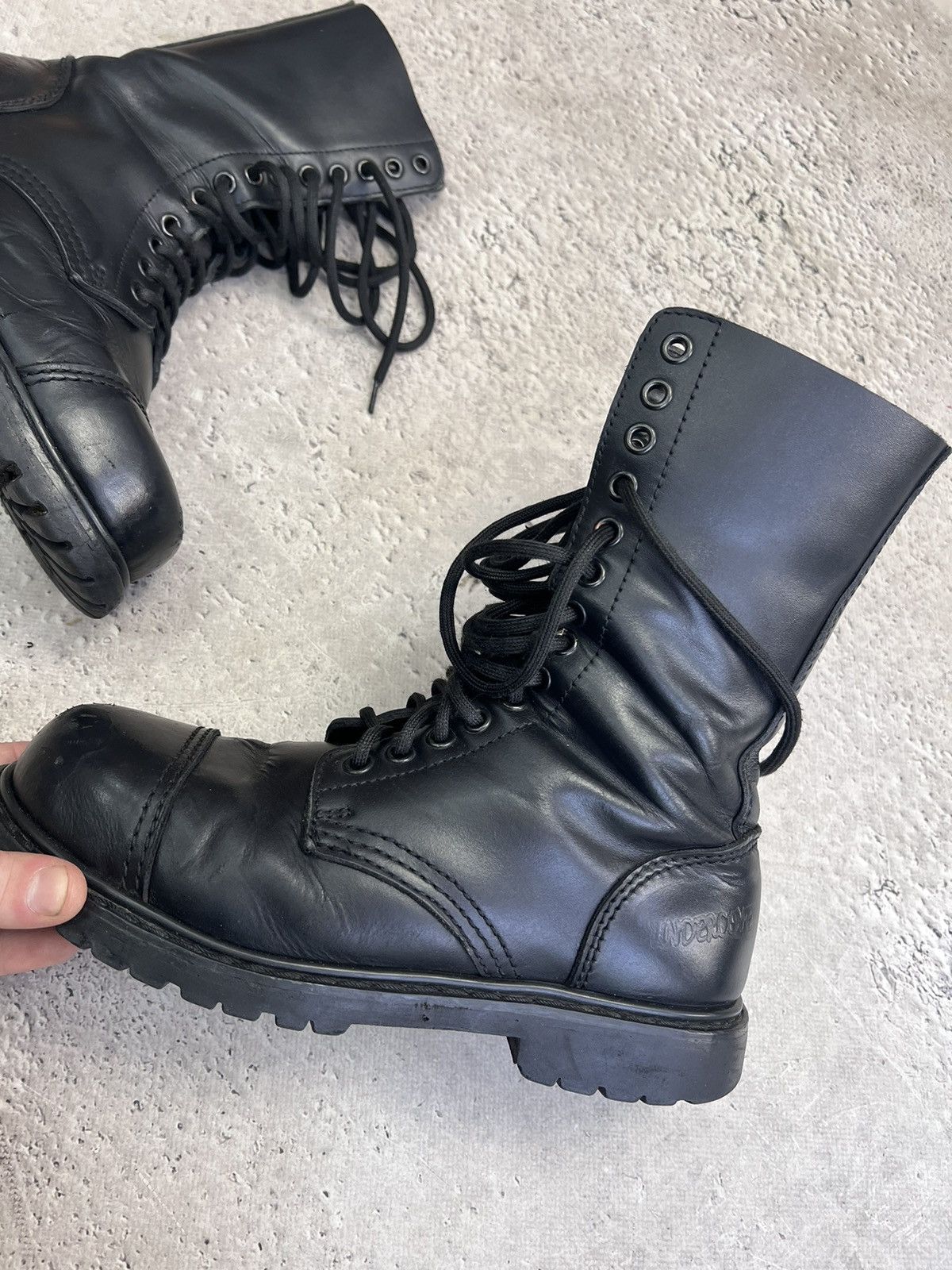 Other UK VTG UNDERCOVER STEEL TOE UNDERGROUND HIGH Combat BOOTS Size US 8 / EU 41 - 11 Thumbnail