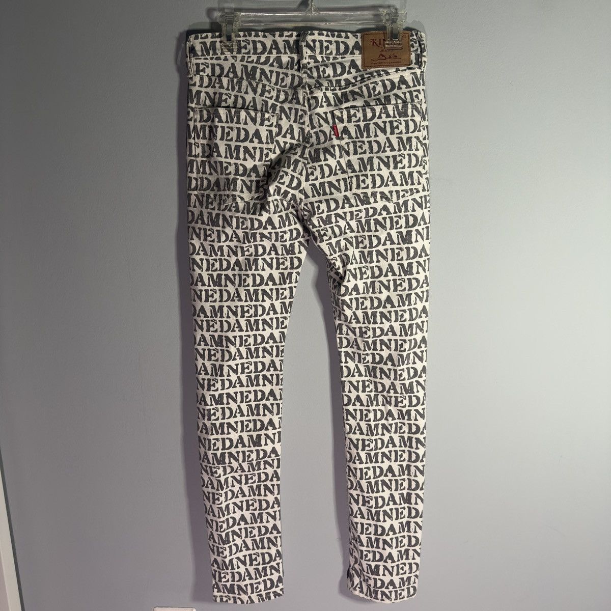 Hysteric Glamour HYSTERIC GLAMOUR “DAMMED” Script Denim Size US 30 / EU 46 - 5 Thumbnail