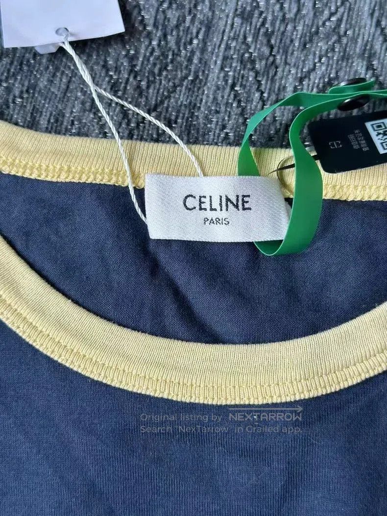 Celine Celine Logo Short Sleeve T. Size US M / EU 48-50 / 2 - 3 Thumbnail