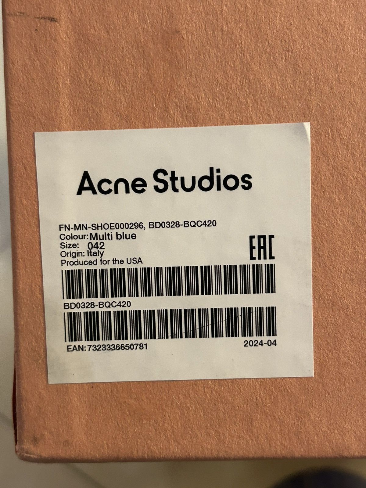 Acne Studios Acne Studios Denim Printed Shearling Lined Boot Size US 9 / EU 42 - 8 Thumbnail