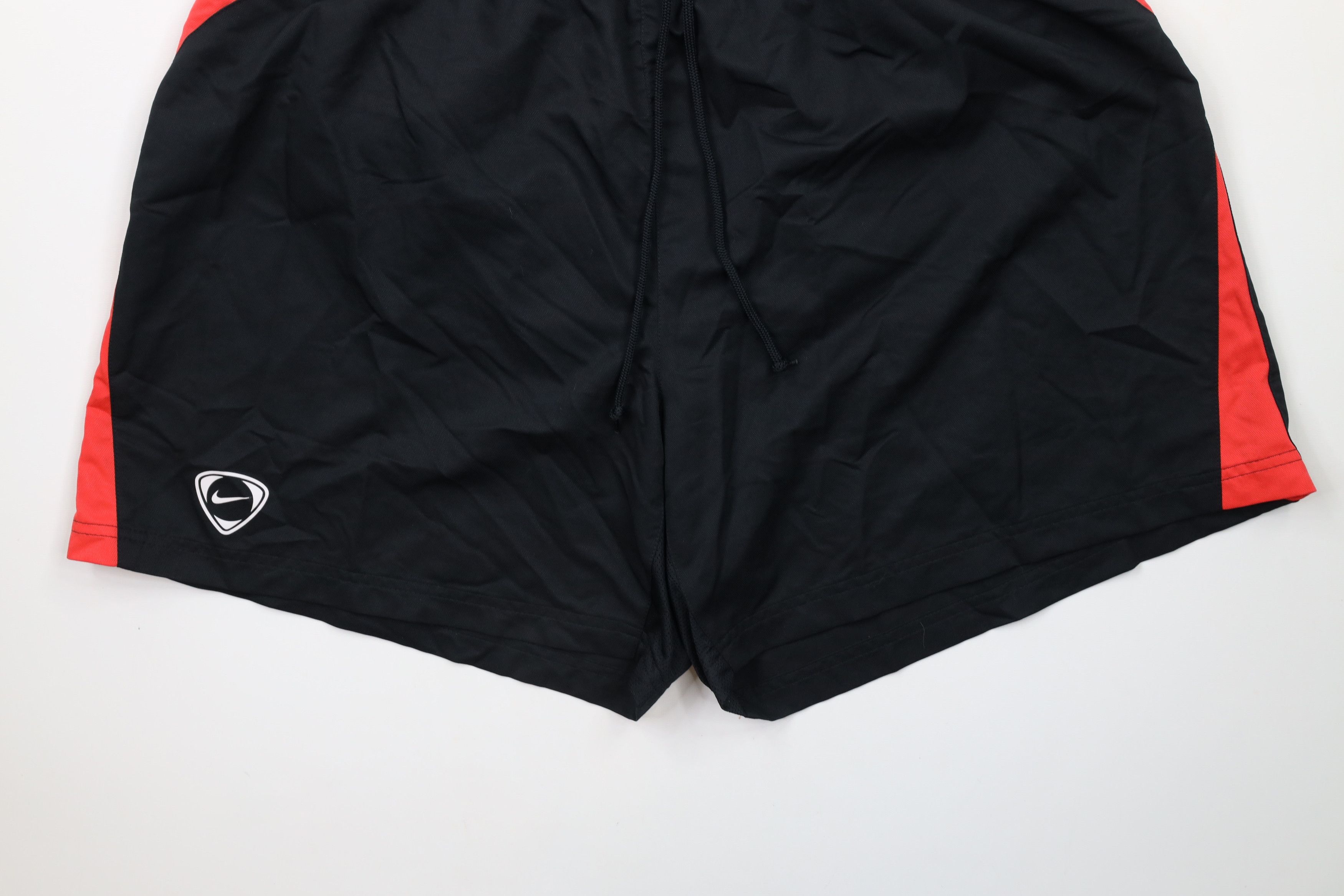 Nike × Vintage Vintage Nike Total 90 Mini Swoosh Lined Soccer Shorts Black Size US 38 / EU 54 - 4 Thumbnail