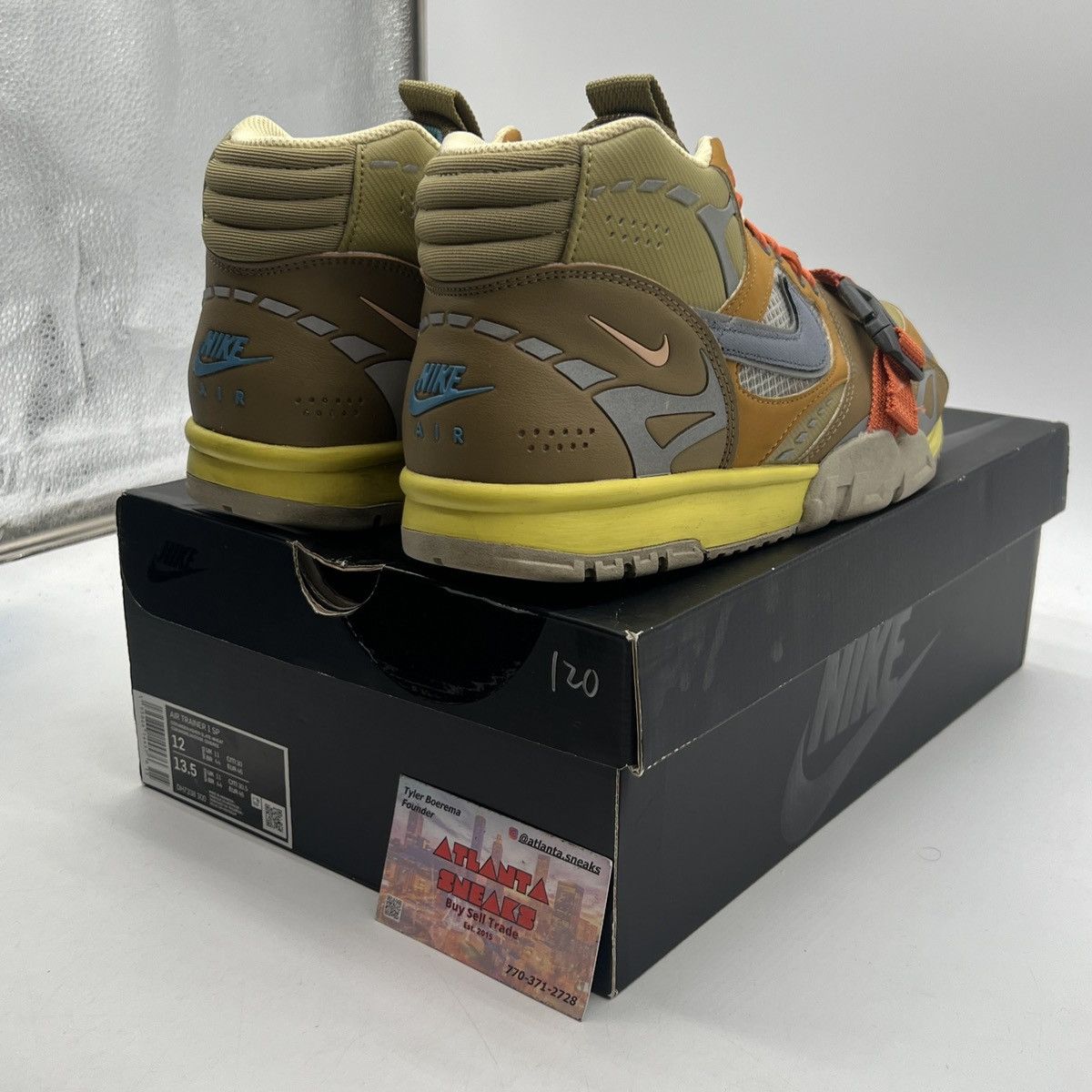 Nike Air trainer 1 coriander Size US 12 / EU 45 - 5 Thumbnail