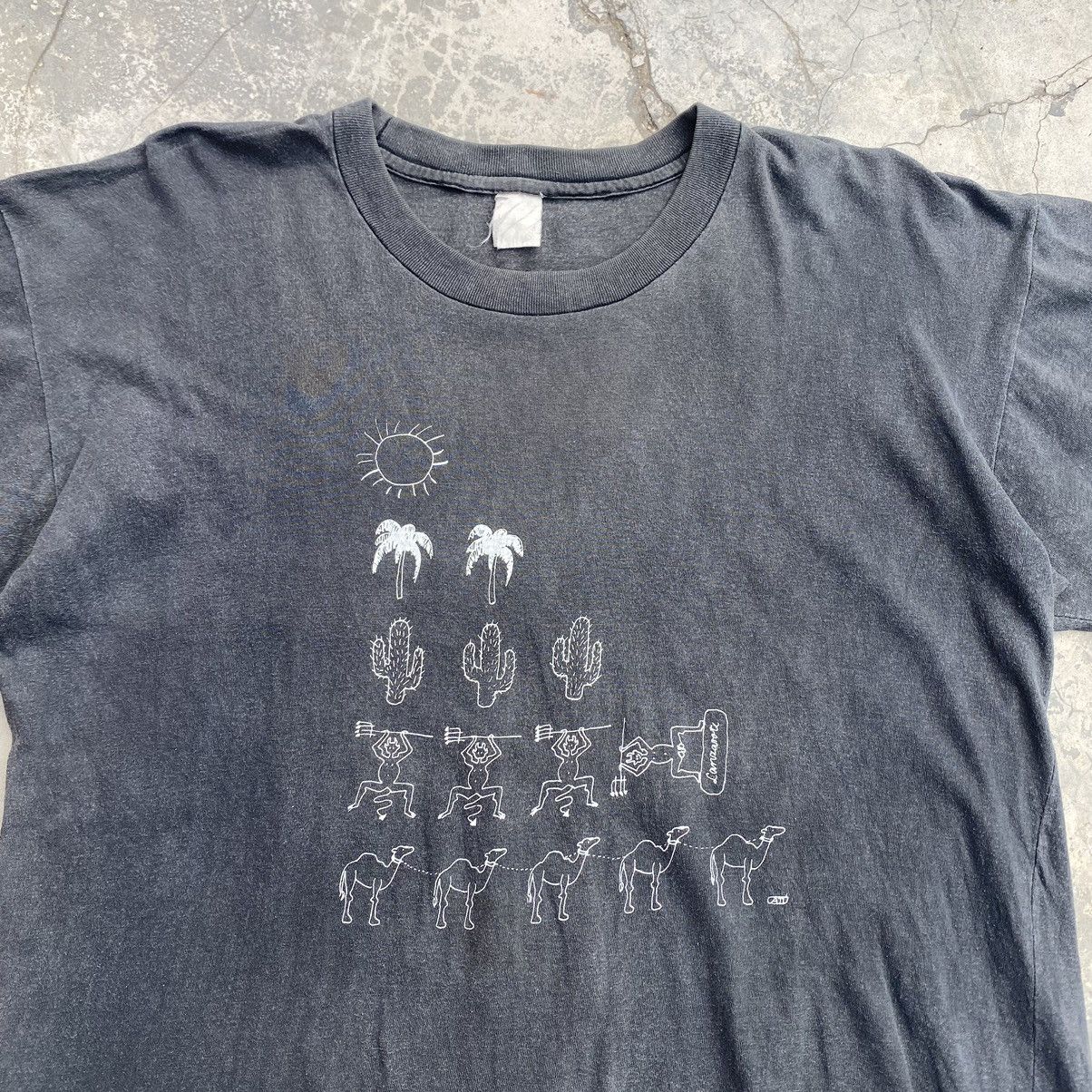 Vintage 90s Satanic lightweight tee B007 Size US M / EU 48-50 / 2 - 2 Thumbnail