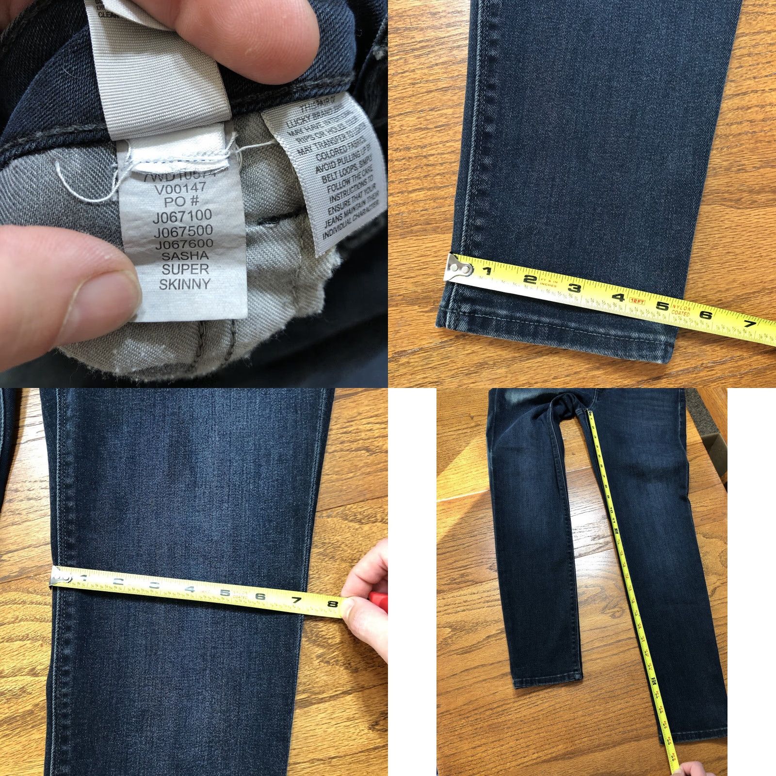 Lucky Brand Lucky Brand Jeans Women's Slim Super Skinny Stretch Denim 28 Inseam 8 Regular Blue 5-Pocket Zipper Closure N/A 90s Preppy USA Womens Size 30" / US 8 / IT 44 - 8 Thumbnail