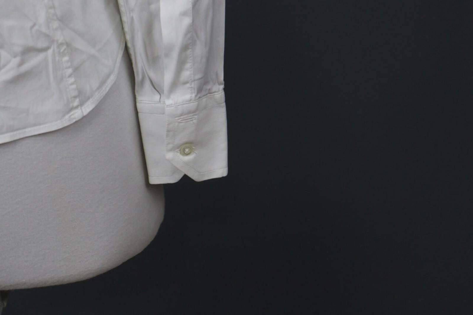 Etro Etro White Cotton Collar Regular Fit Shirt Top Size 44 Size M / US 6-8 / IT 42-44 - 10 Thumbnail