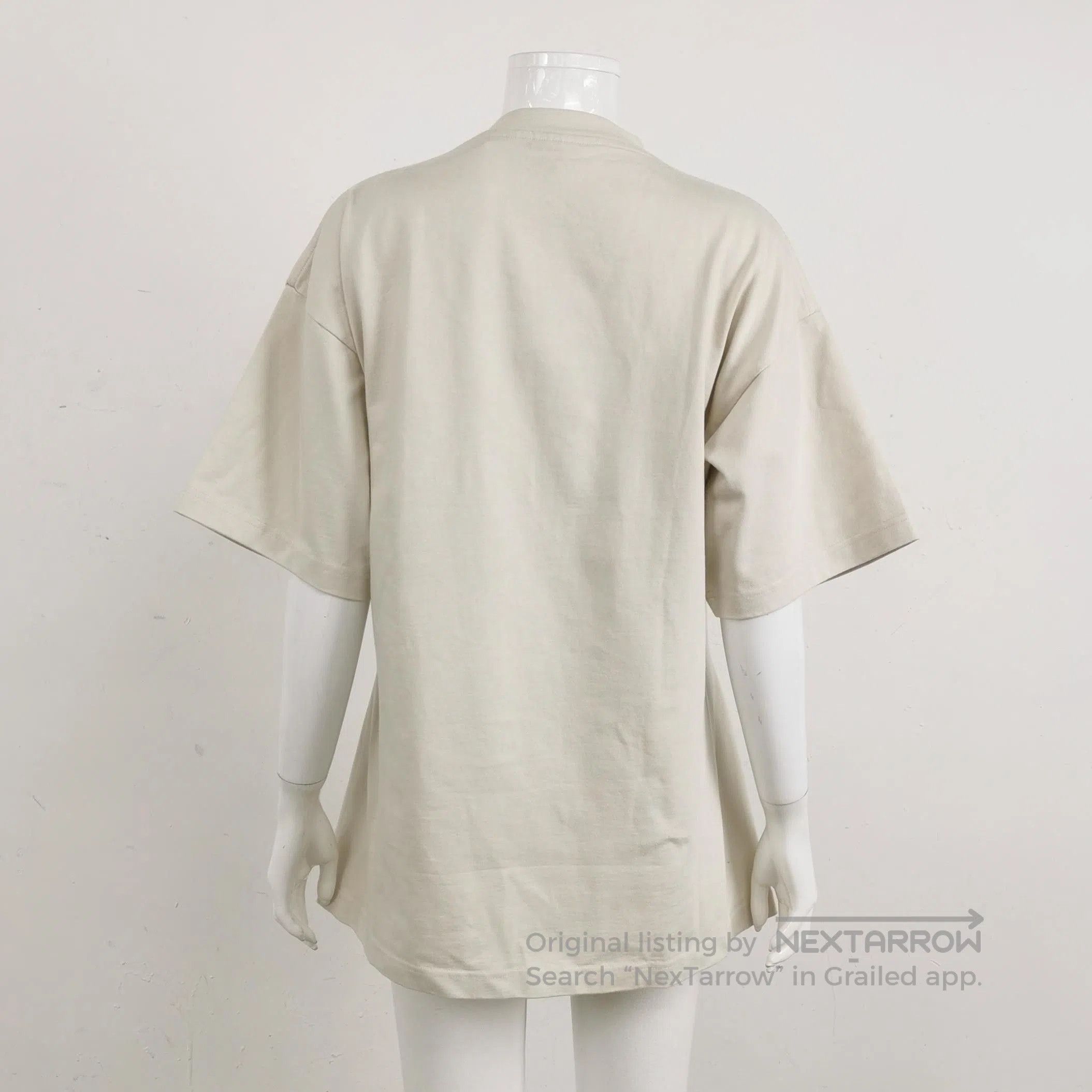 Balenciaga Balenciaga Beige Cotton Oversized Short. Size S / US 4 / IT 40 - 1 Thumbnail