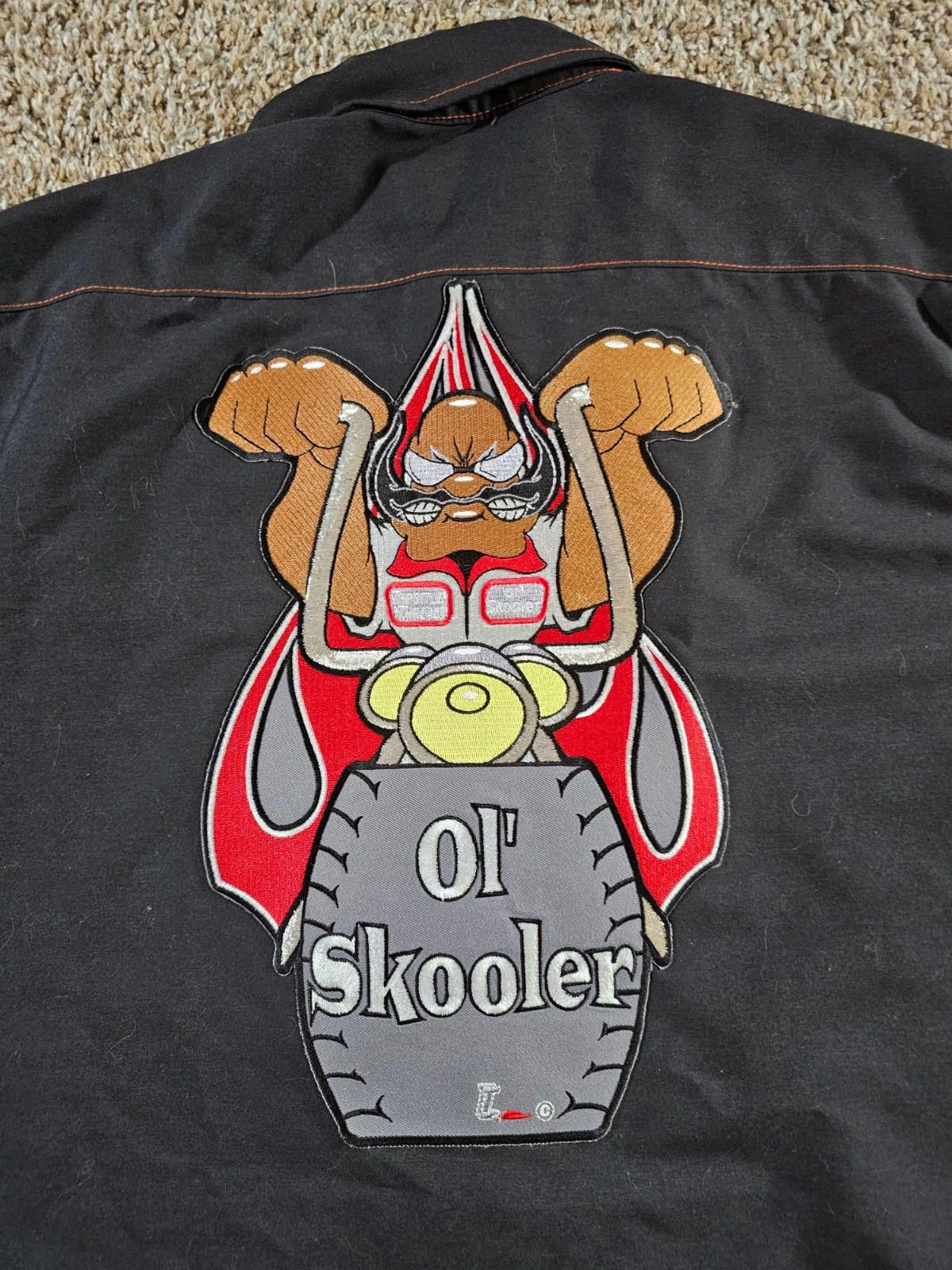 Designer Throttle Threads Kustom Shopwear OL SKOOLER button up shirt Size US XL / EU 56 / 4 - 6 Thumbnail