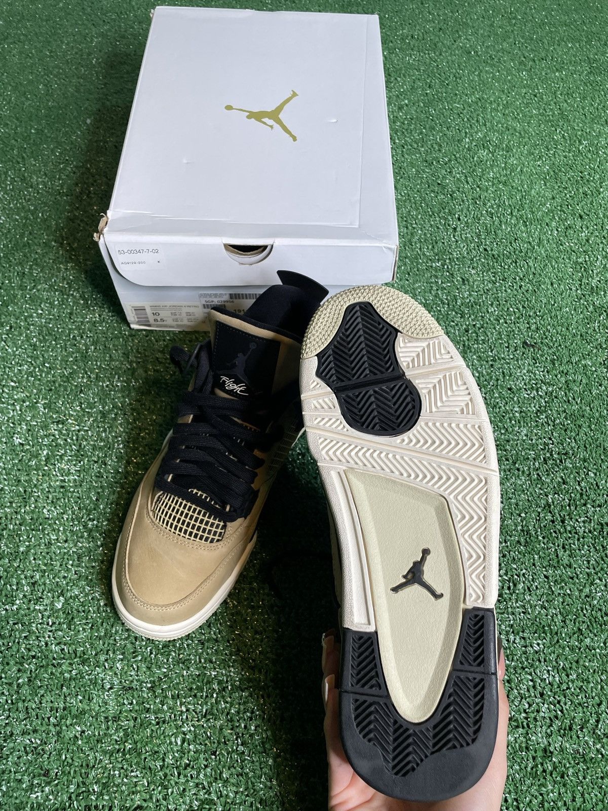 Jordan Brand Air Jordan 4 “Fossil” Size US 10 / IT 40 - 3 Thumbnail