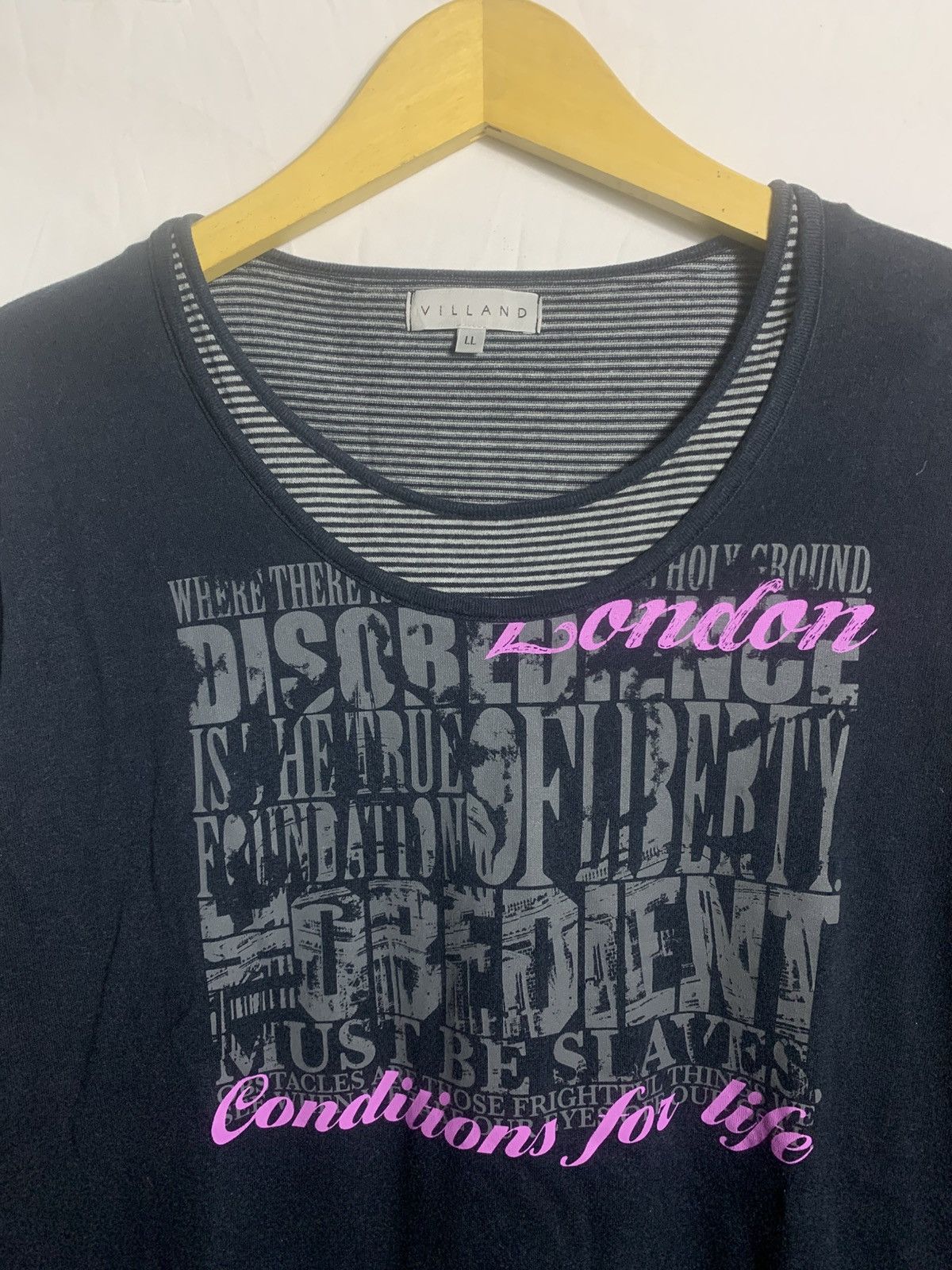 Japanese Brand Villand Doublelayer style longsleve Size US M / EU 48-50 / 2 - 3 Thumbnail