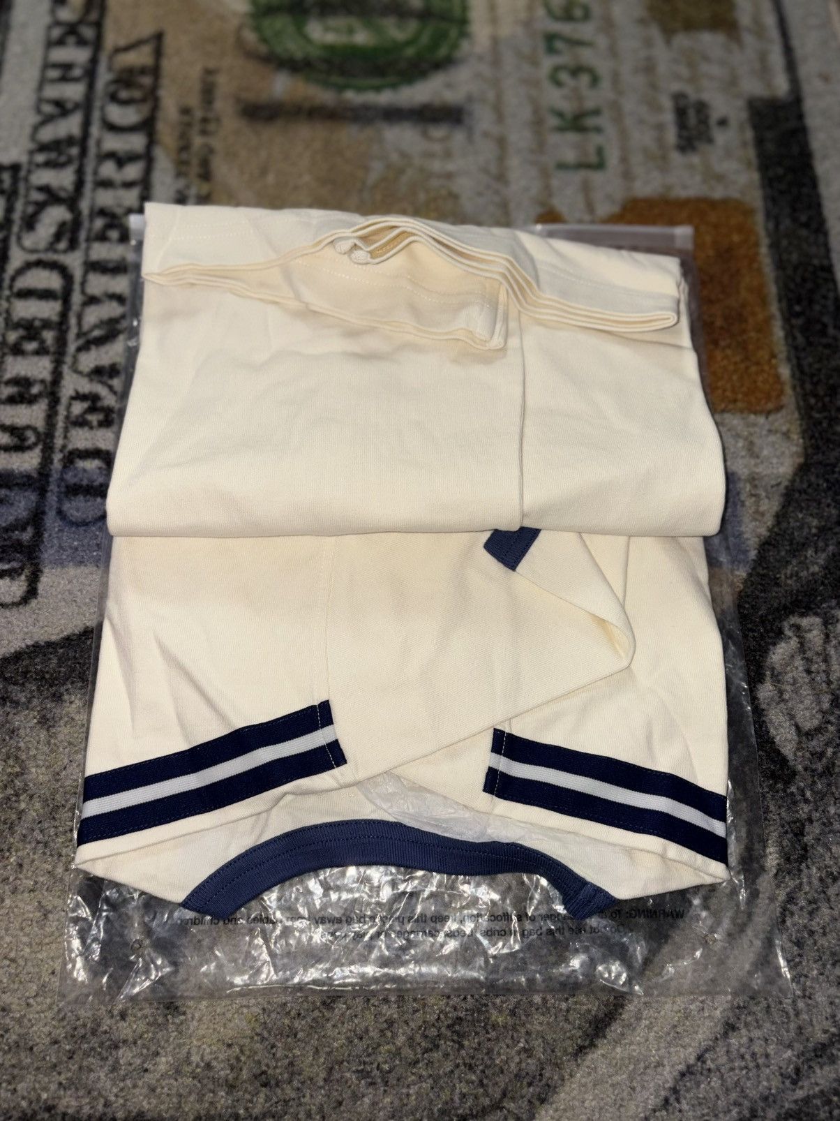 Aime Leon Dore Aime Leon Dore Retro Ringer Tee Cream Size US XXL / EU 58 / 5 - 3 Thumbnail