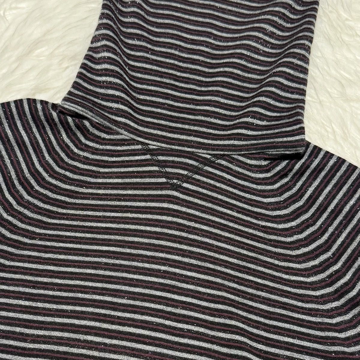 Chanel Authentic Chanel COCO Striped Long Sleeve Knit Sweater 34 Size XS / US 0-2 / IT 36-38 - 9 Thumbnail