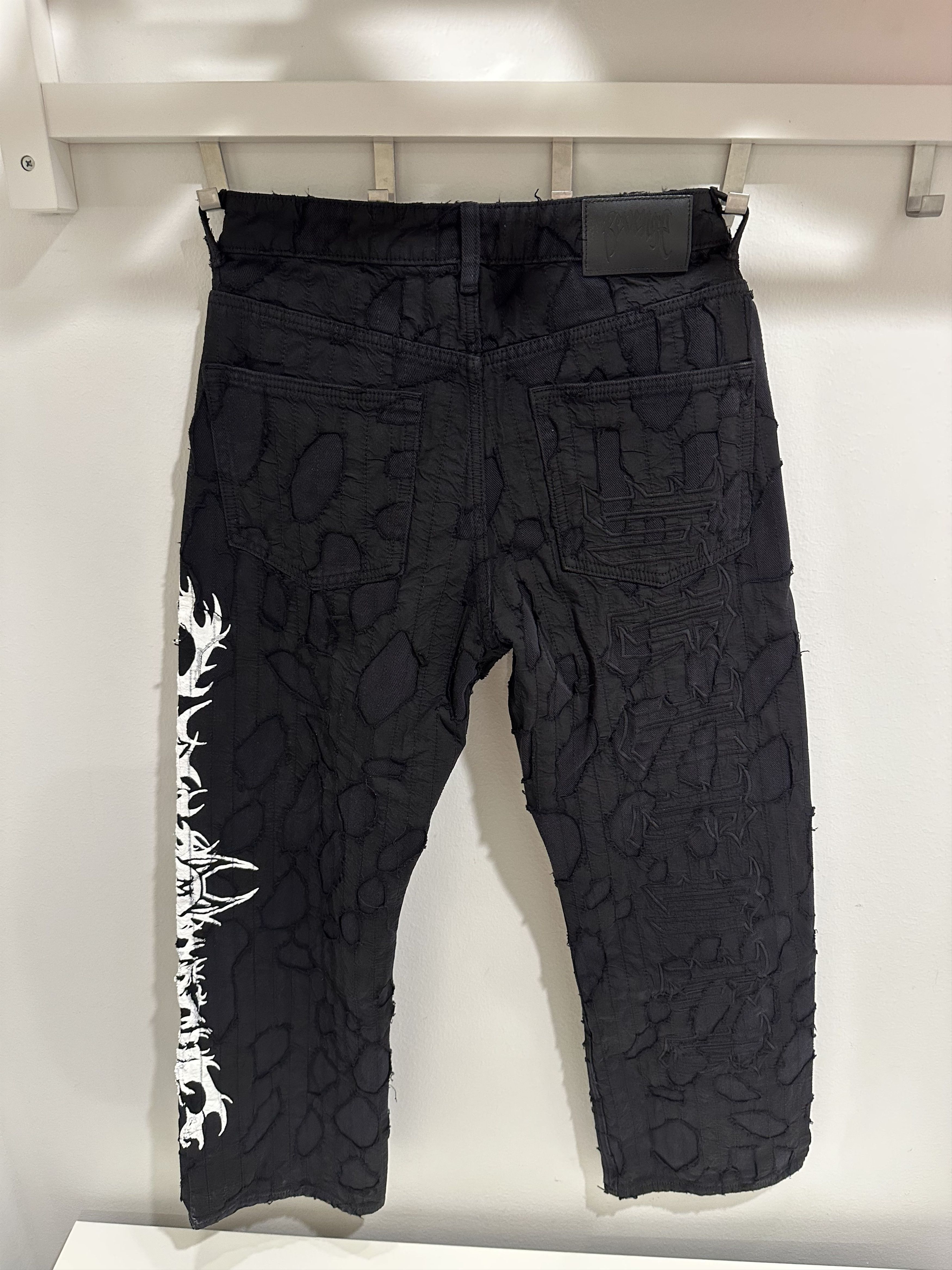 Revenge REVENGE Logo distressed boro denim (30) Size US 30 / EU 46 - 2 Thumbnail