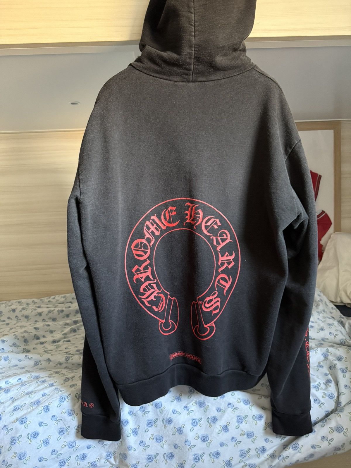 Chrome Hearts Chrome Hearts Online Exclusive Red on Black Hoodie - USA Size US M / EU 48-50 / 2 - 11 Thumbnail