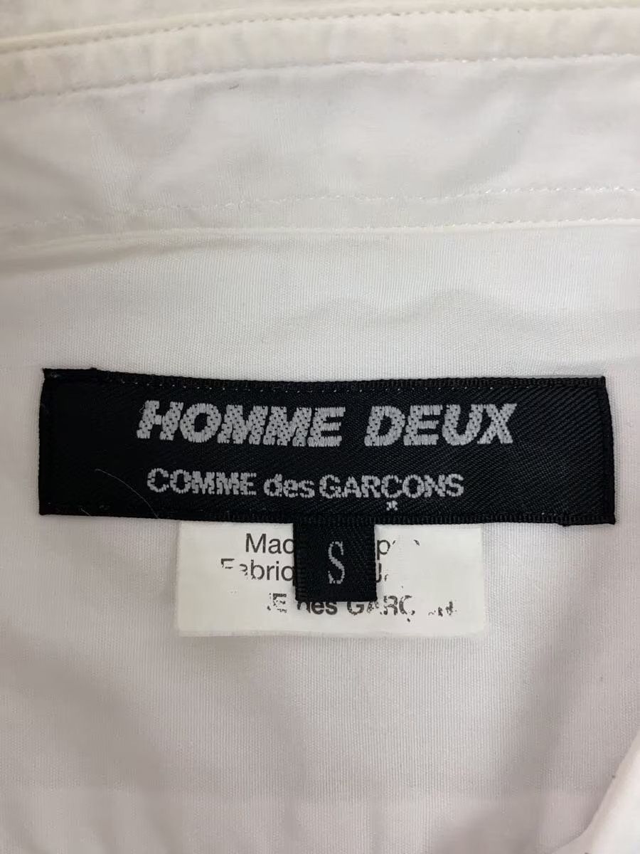 Comme des Garcons × Comme des Garcons Homme Deux AW18 Reconstructed Herringbone Pattern Button Shirt Size US S / EU 44-46 / 1 - 5 Thumbnail