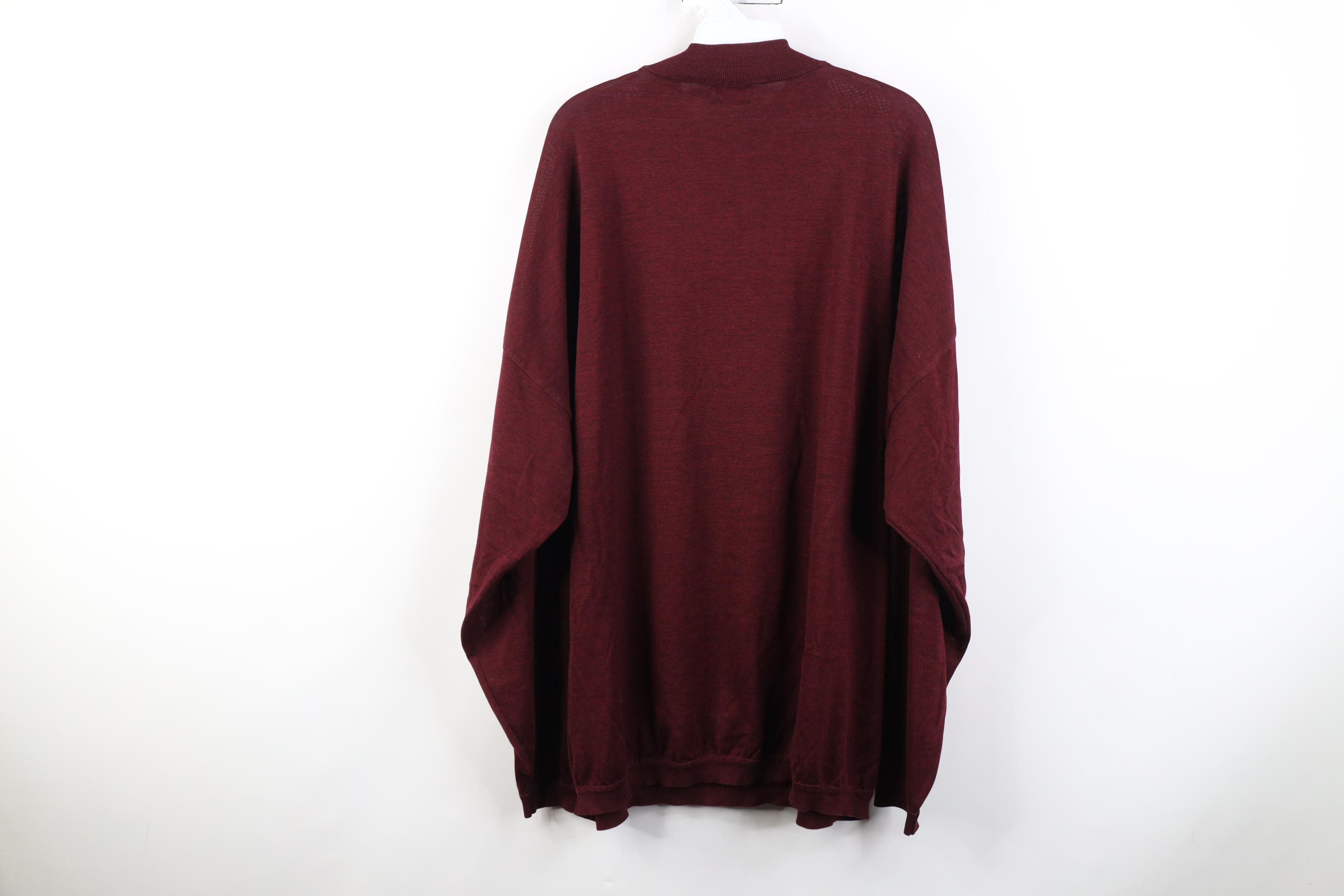 St. Croix Vintage 90s St Croix Knits Knit Mock Neck Sweater USA Size US XXL / EU 58 / 5 - 10 Thumbnail
