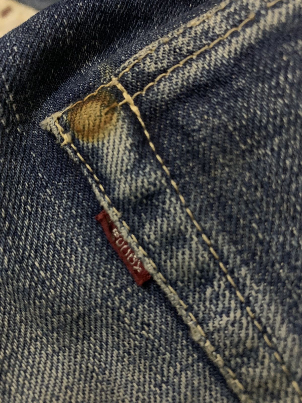 The Real McCoy's Vintage Selvedge Japan Distressed Denim Size US 31 - 8 Thumbnail