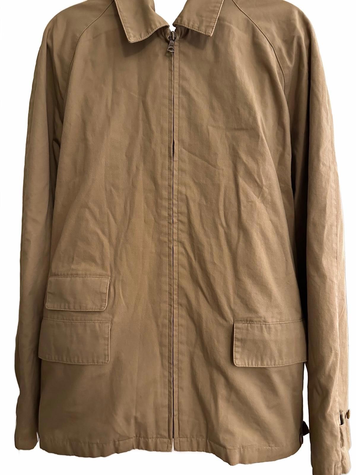Polo Ralph Lauren Polo Ralph Lauren Khaki Zip Jacket Men’s L Cotton Size US M / EU 48-50 / 2 - 1 Thumbnail