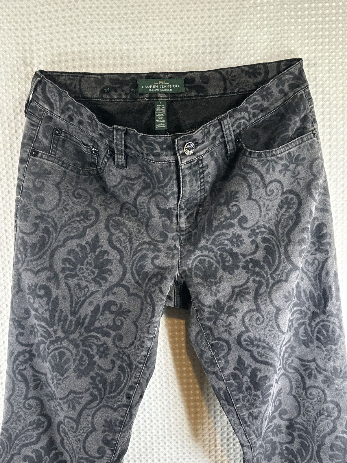 Lauren Ralph Lauren Lauren Ralph Lauren Black Velvet Modern Straight Pant Size 28" / US 6 / IT 42 - 4 Thumbnail