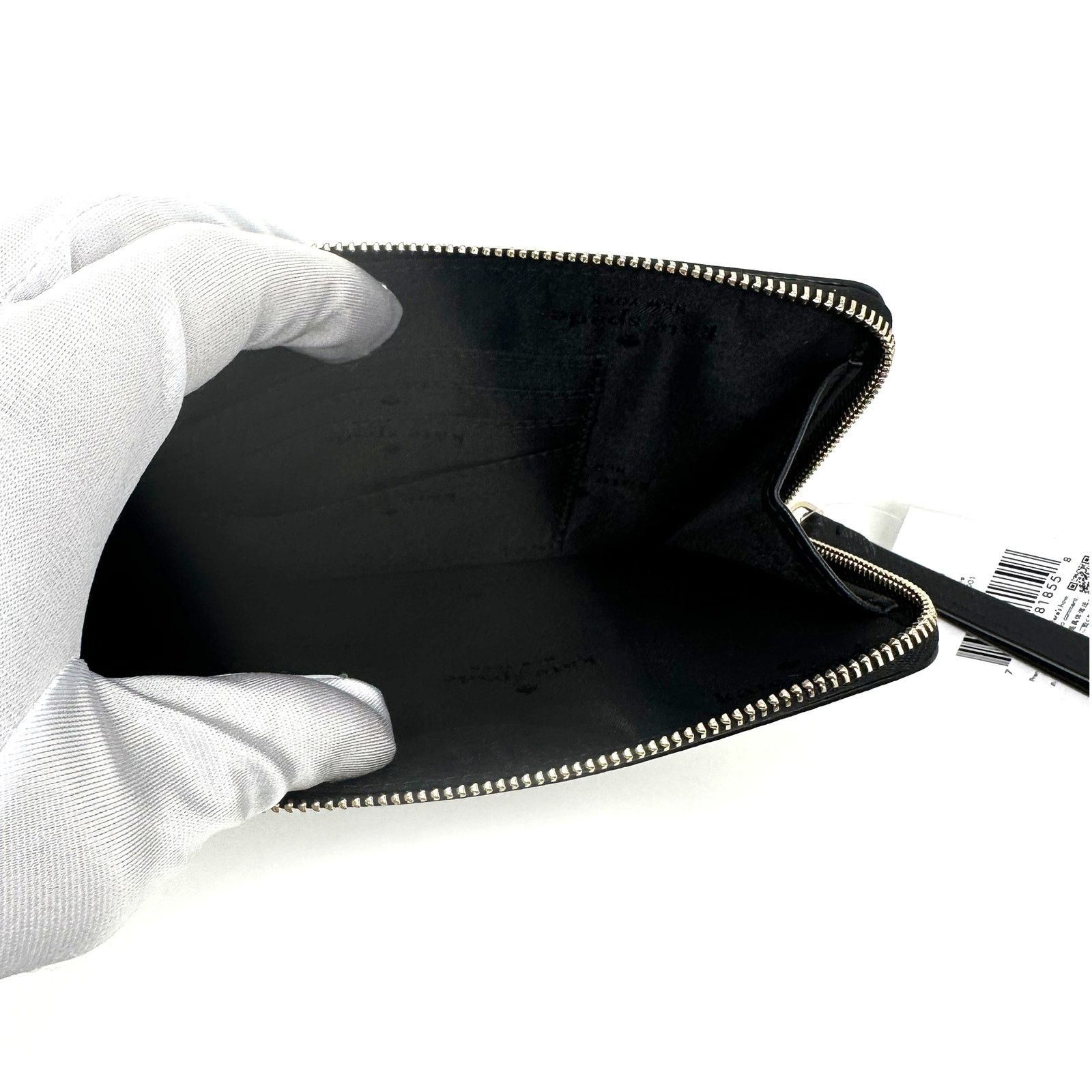Kate Spade Kate Spade Staci Medium L-Zip Wristlet in Black wlr00134 Size ONE SIZE - 4 Thumbnail