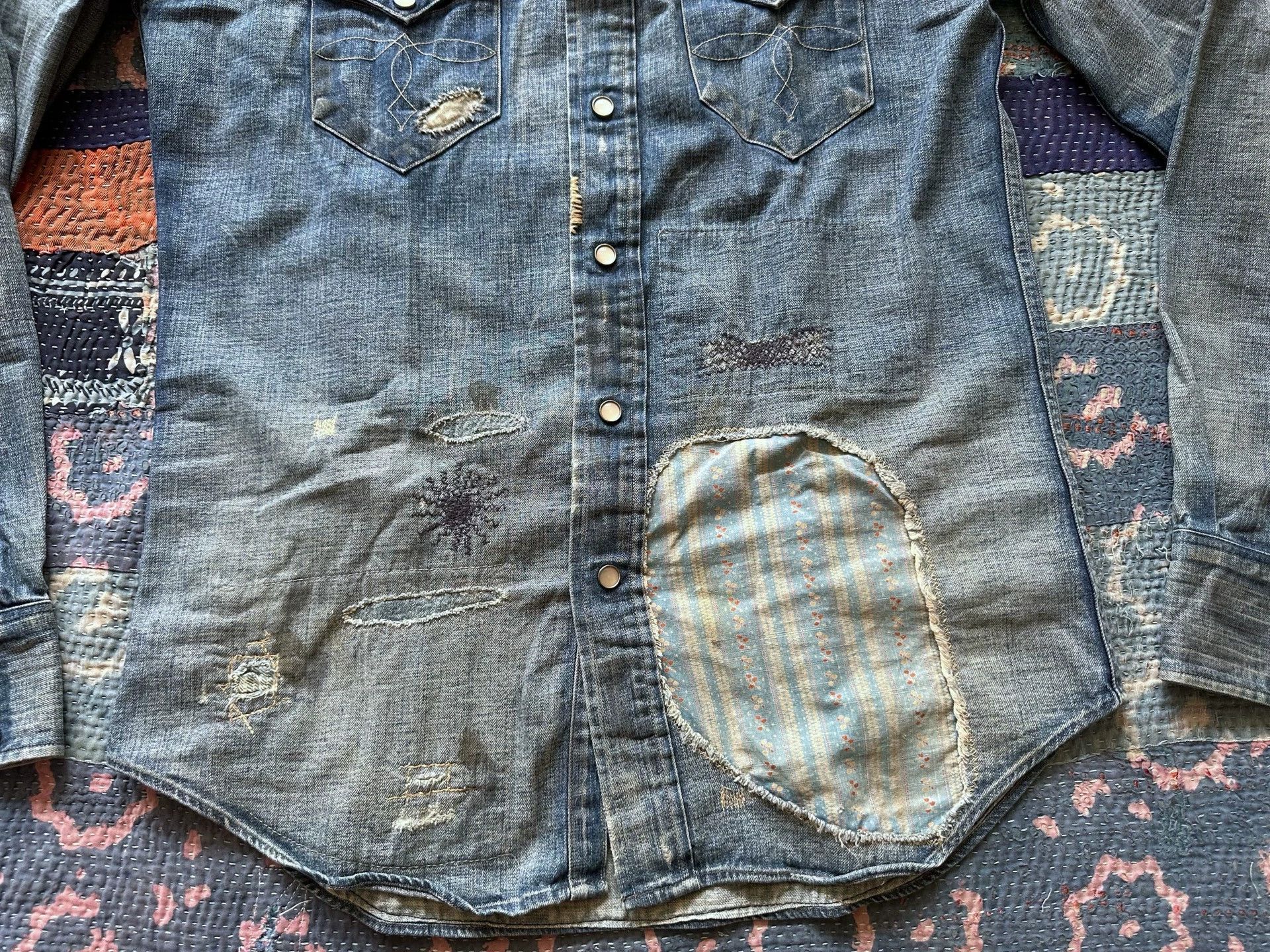 Polo Ralph Lauren Ralph Lauren RL Distressed Shirt Patches 2 Holes S Size US S / EU 44-46 / 1 - 4 Thumbnail