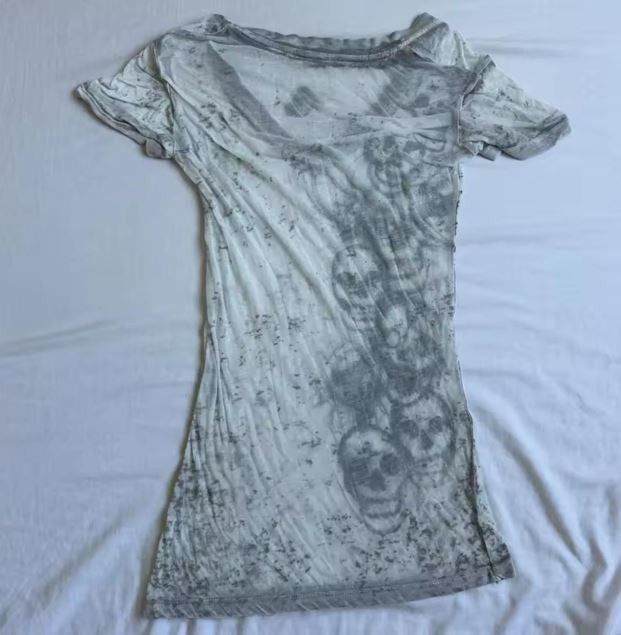 Other Graphic Tie Dye V Neck Crop Tops Size S / US 4 / IT 40 - 3 Thumbnail