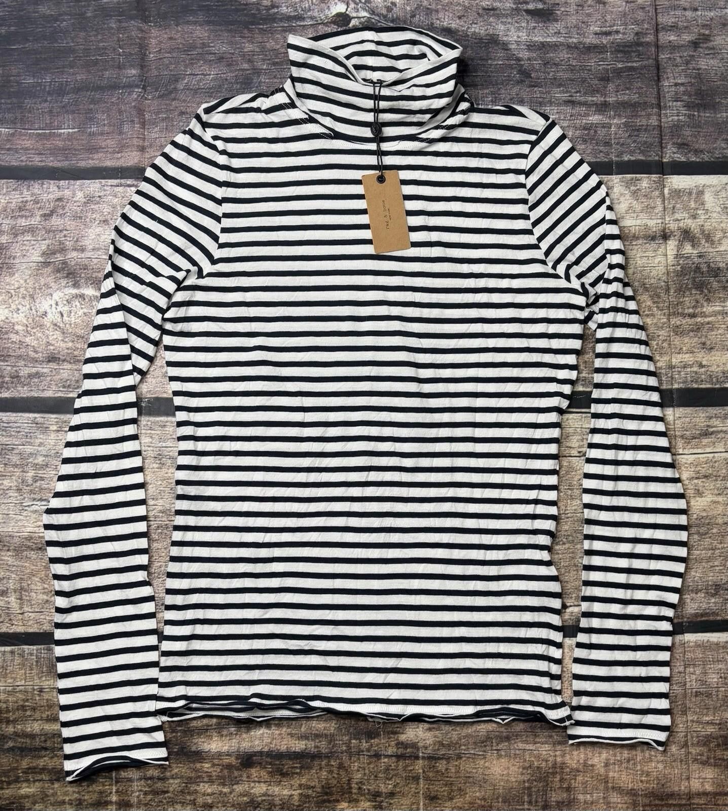 Rag & Bone Rag & Bone Top Women's Large Gaia Organic Pima Cotton $155 Size L / US 10 / IT 46 - 1 Thumbnail