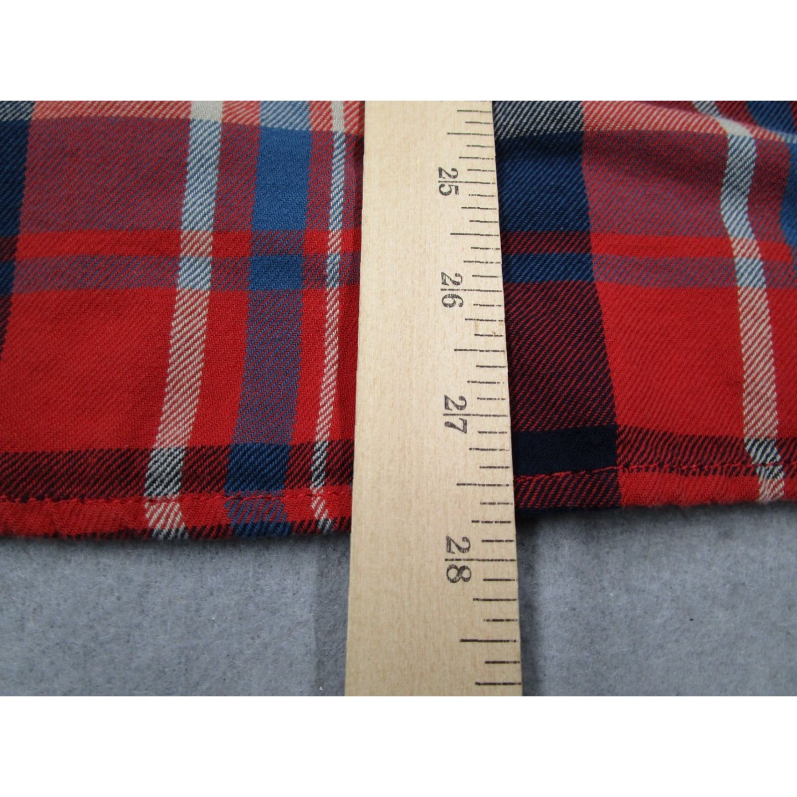 Lucky Brand Lucky Brand Shirt Men Red Check California Fit Pearl Snaps Western Button-Up Large Size US L / EU 52-54 / 3 - 6 Thumbnail