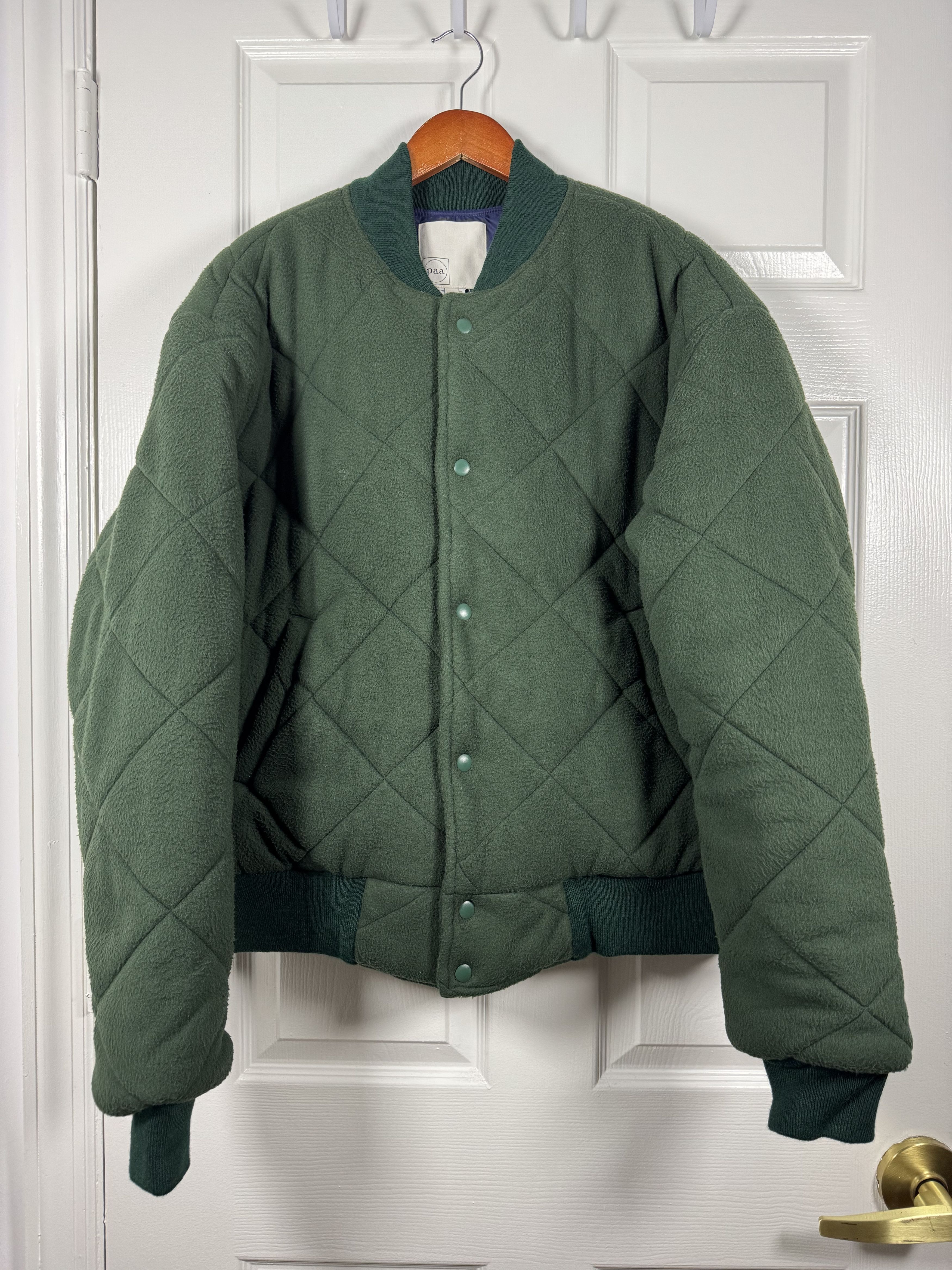 Paa Quilted Bomber Jacket Forest Green Large Primaloft Size US L / EU 52-54 / 3 - 1 Thumbnail