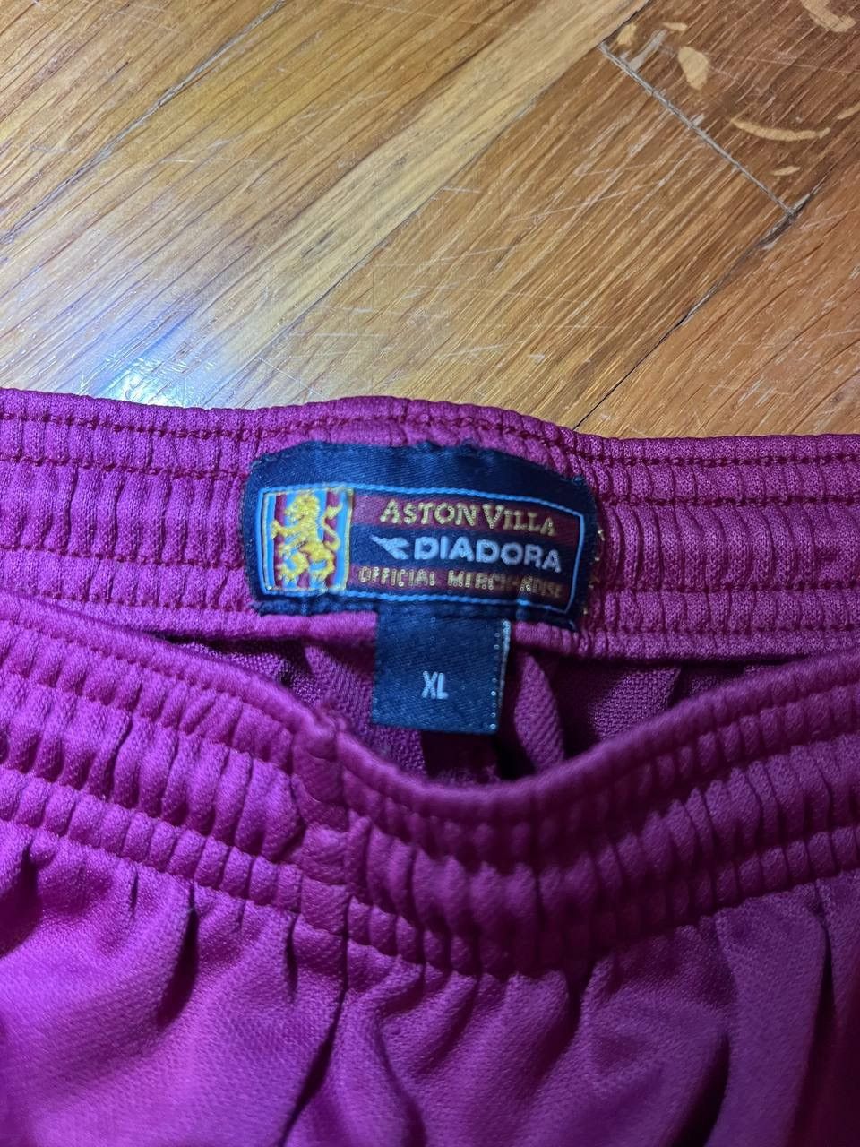Diadora Diadora Aston Villa Steve Staunton match worn shorts Size US 34 / EU 50 - 7 Thumbnail