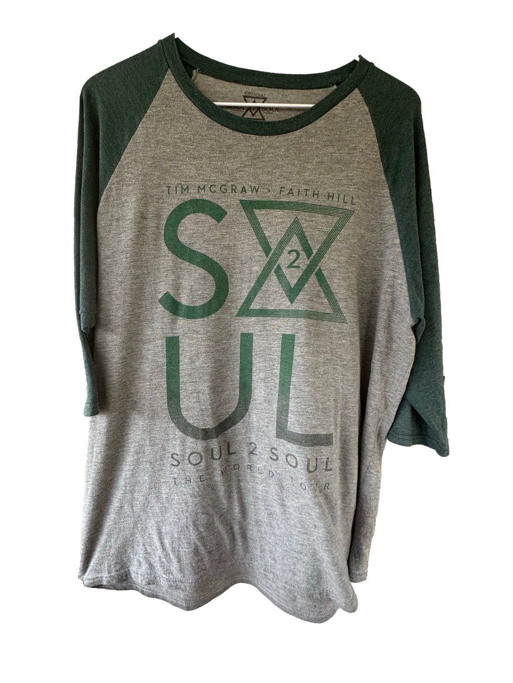 World Industries Tim McGraw Faith Hill Soul 2 Soul World Tour Shirt Sz Lg Size US L / EU 52-54 / 3 - 1 Thumbnail