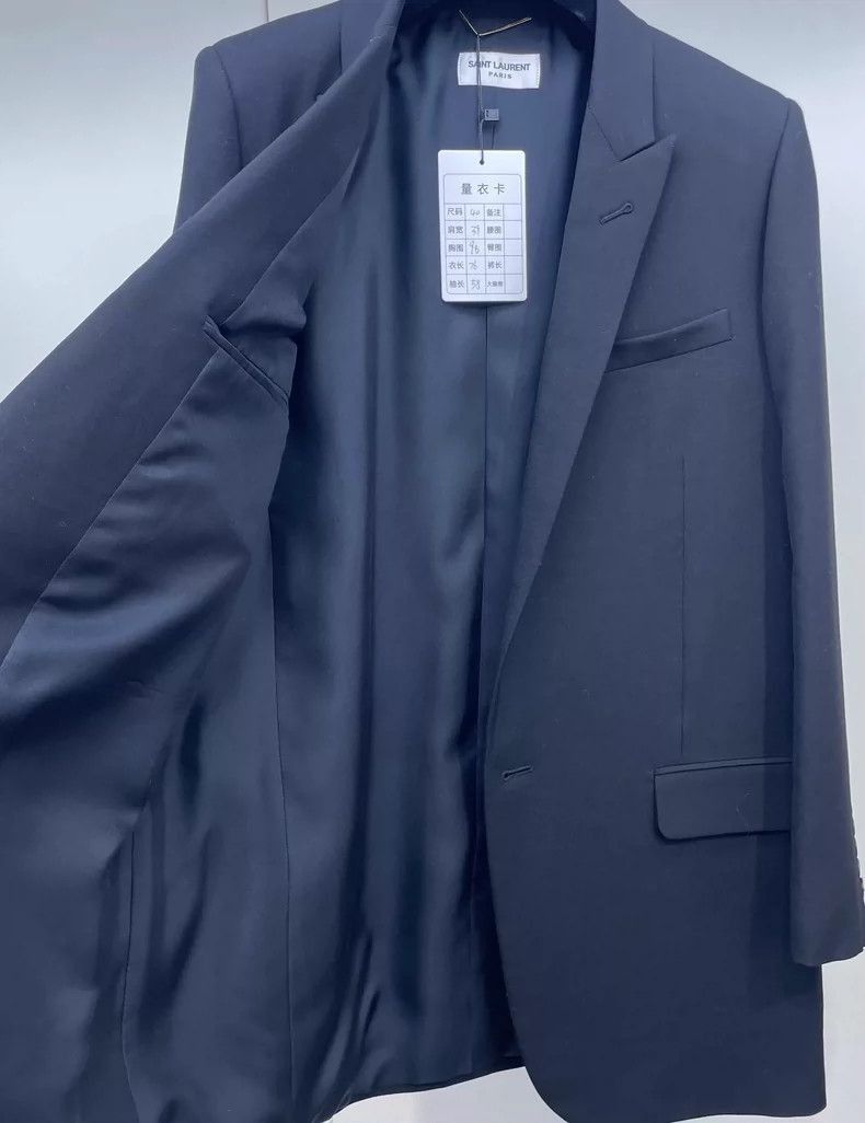 Saint Laurent Paris Saint Laurent Classic Black Blazer Jacket-2507 Size US M / EU 48-50 / 2 - 2 Thumbnail