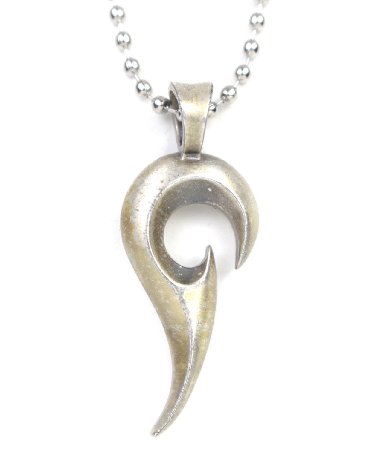2000S BICO AUSTRALIA “RISING BLADE” ANTIQUE SILVER NECKLACE
